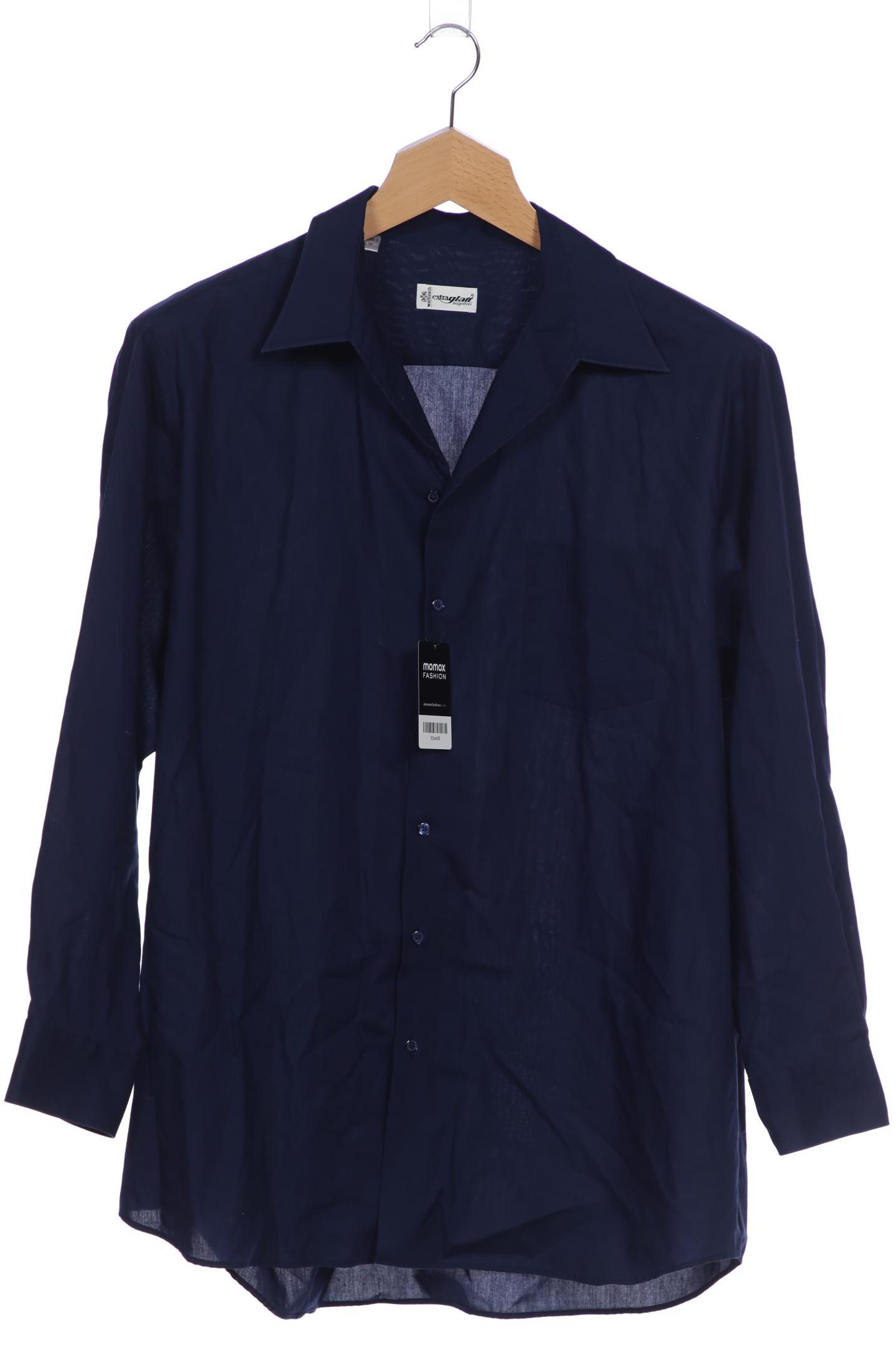 

Walbusch Herren Hemd, marineblau, Gr. 56