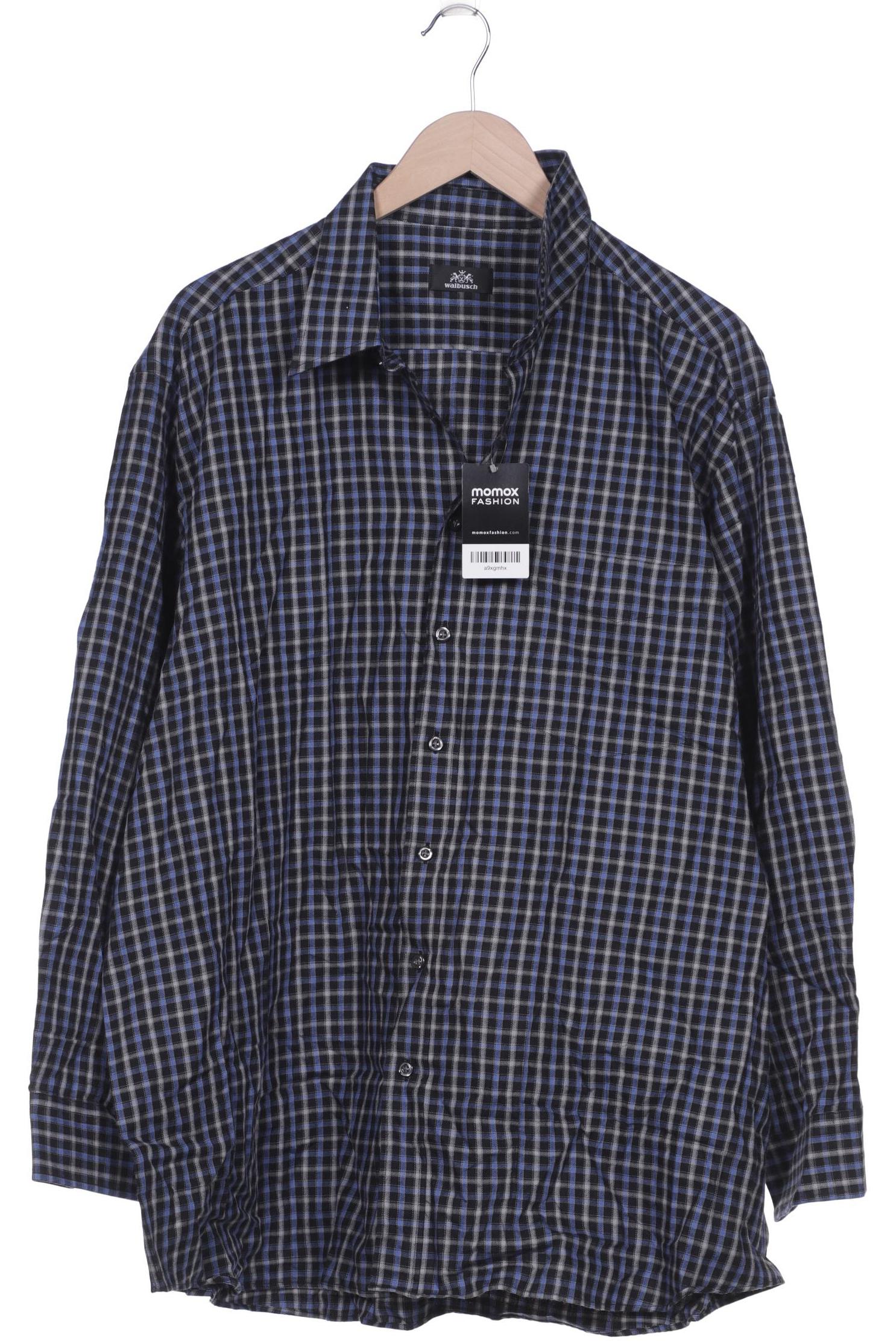 

Walbusch Herren Hemd, marineblau, Gr. 56