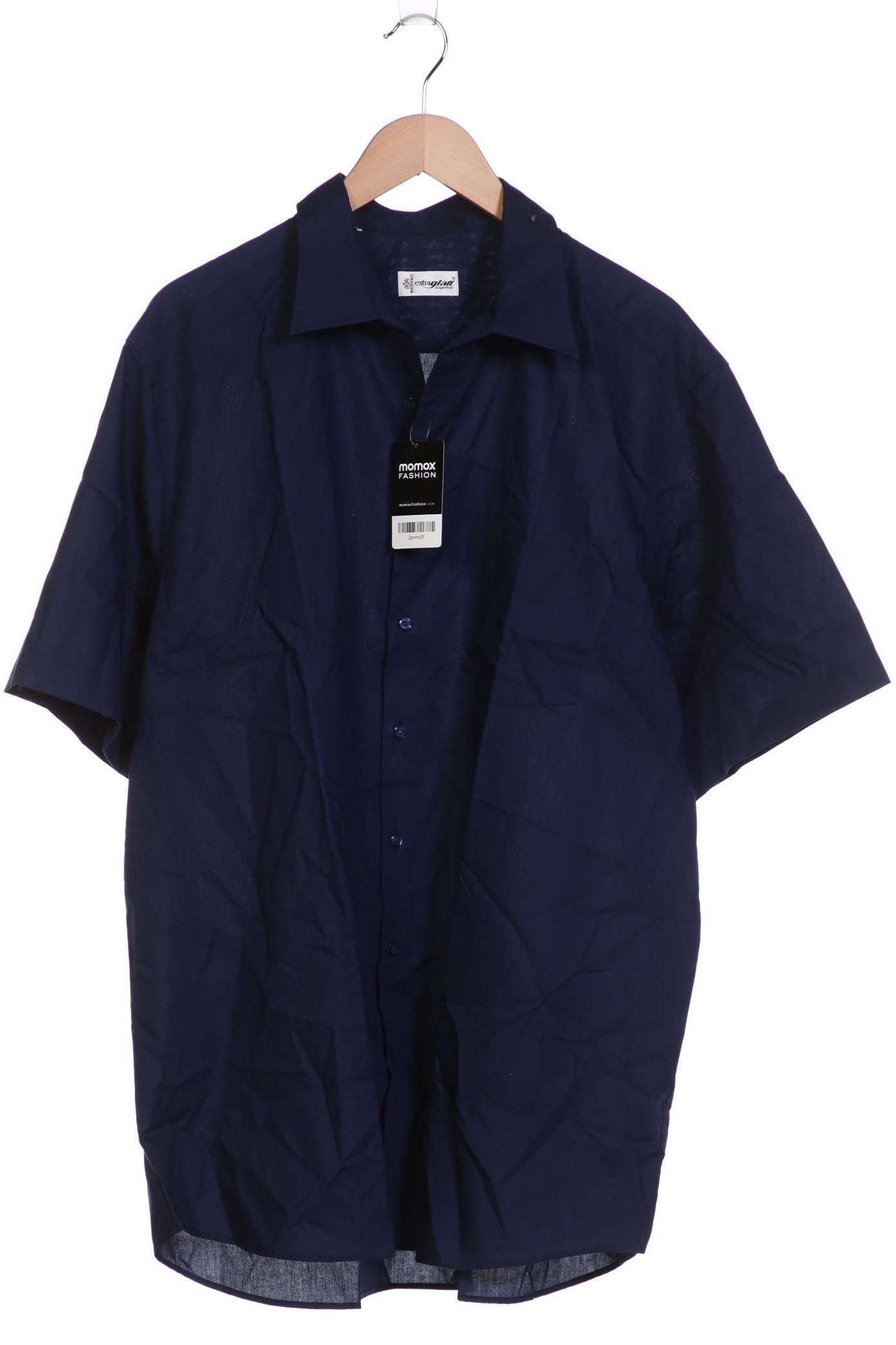 

Walbusch Herren Hemd, marineblau, Gr. 56