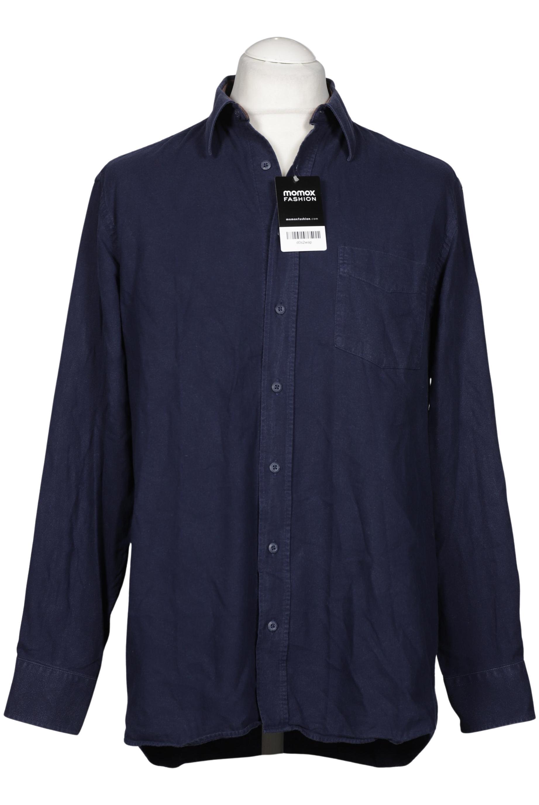 

Walbusch Herren Hemd, marineblau, Gr. 52