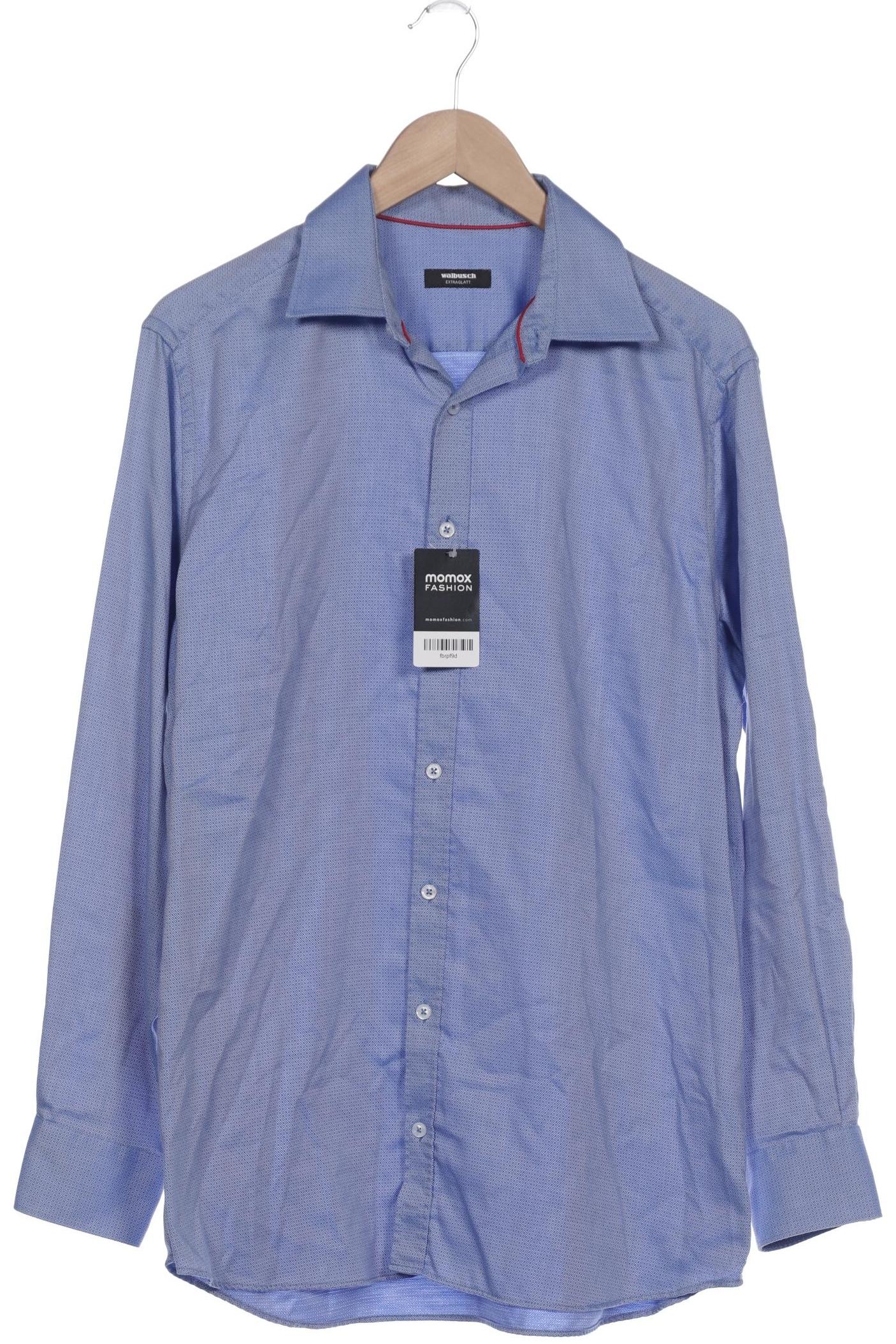 

Walbusch Herren Hemd, blau, Gr. 52