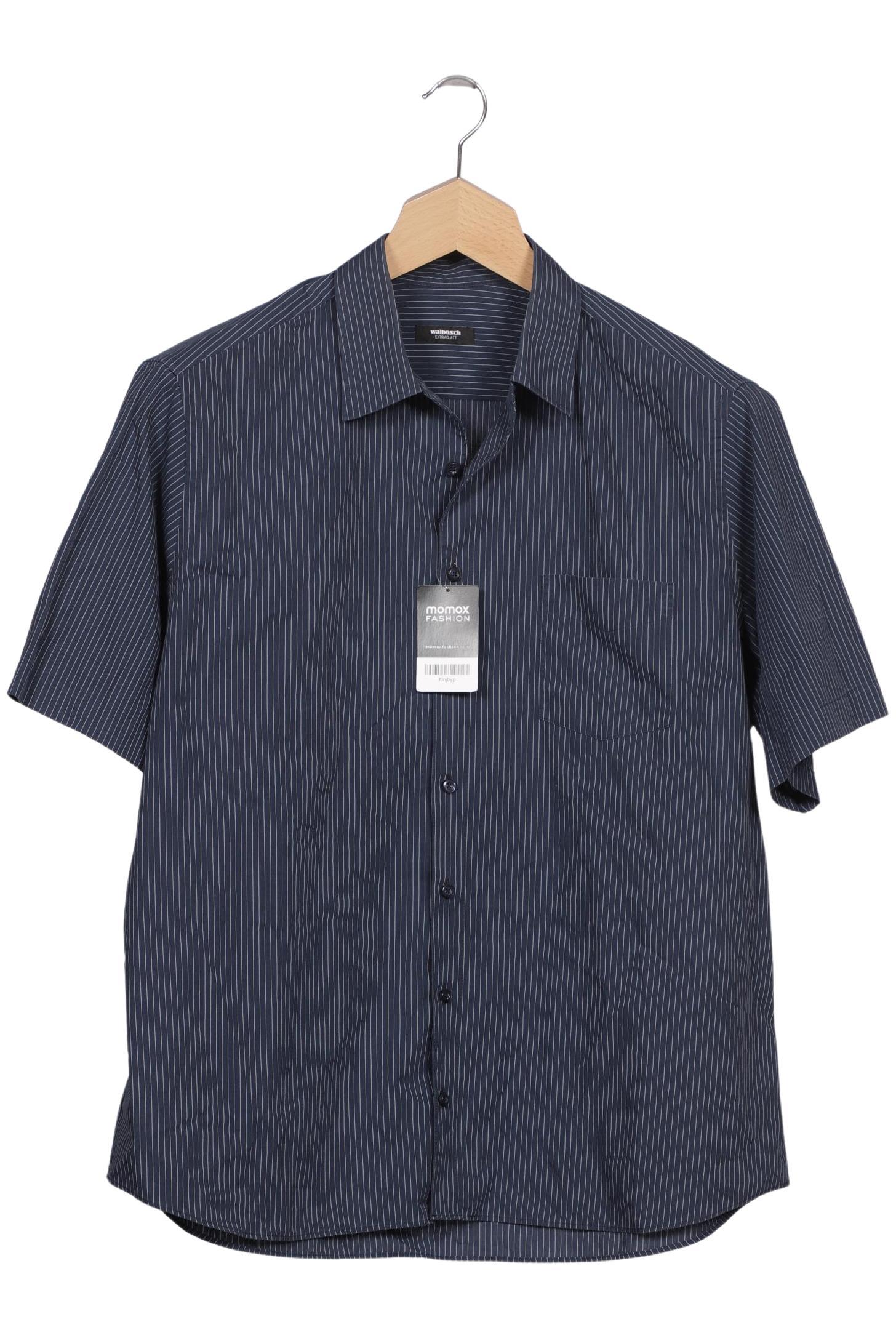 

Walbusch Herren Hemd, marineblau, Gr. 56
