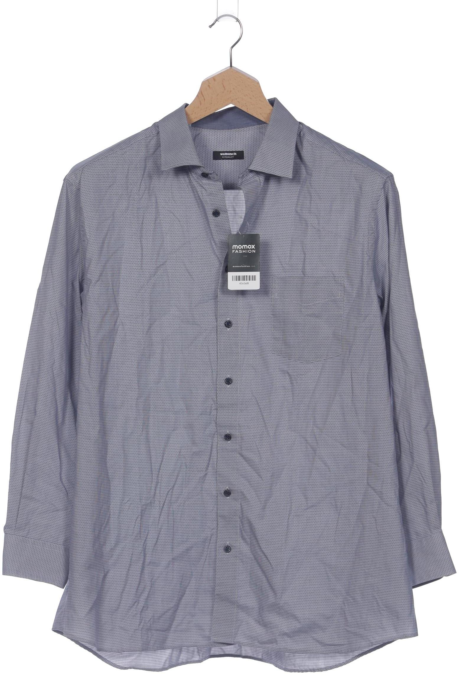 

Walbusch Herren Hemd, blau, Gr. 58