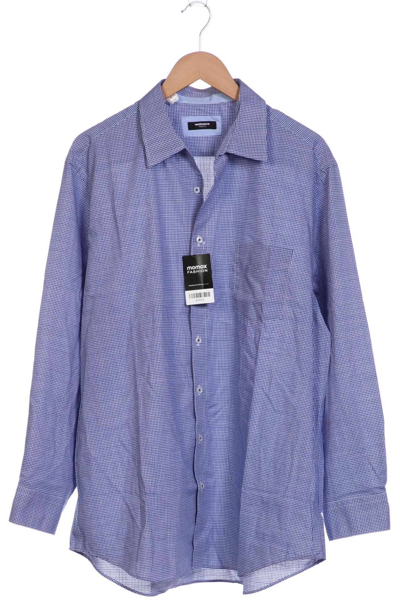 

Walbusch Herren Hemd, blau, Gr. 56