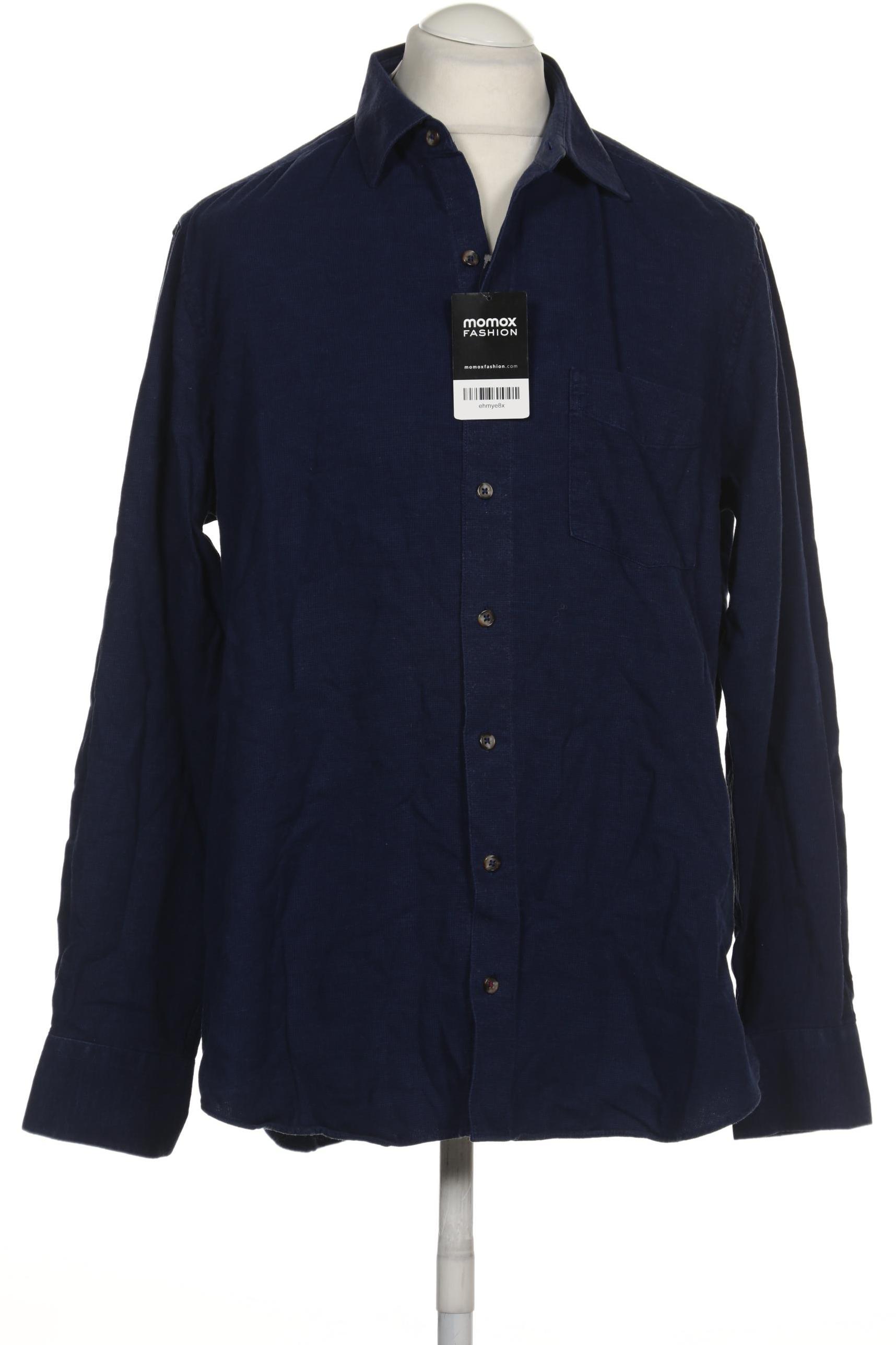 

Walbusch Herren Hemd, marineblau, Gr. 52