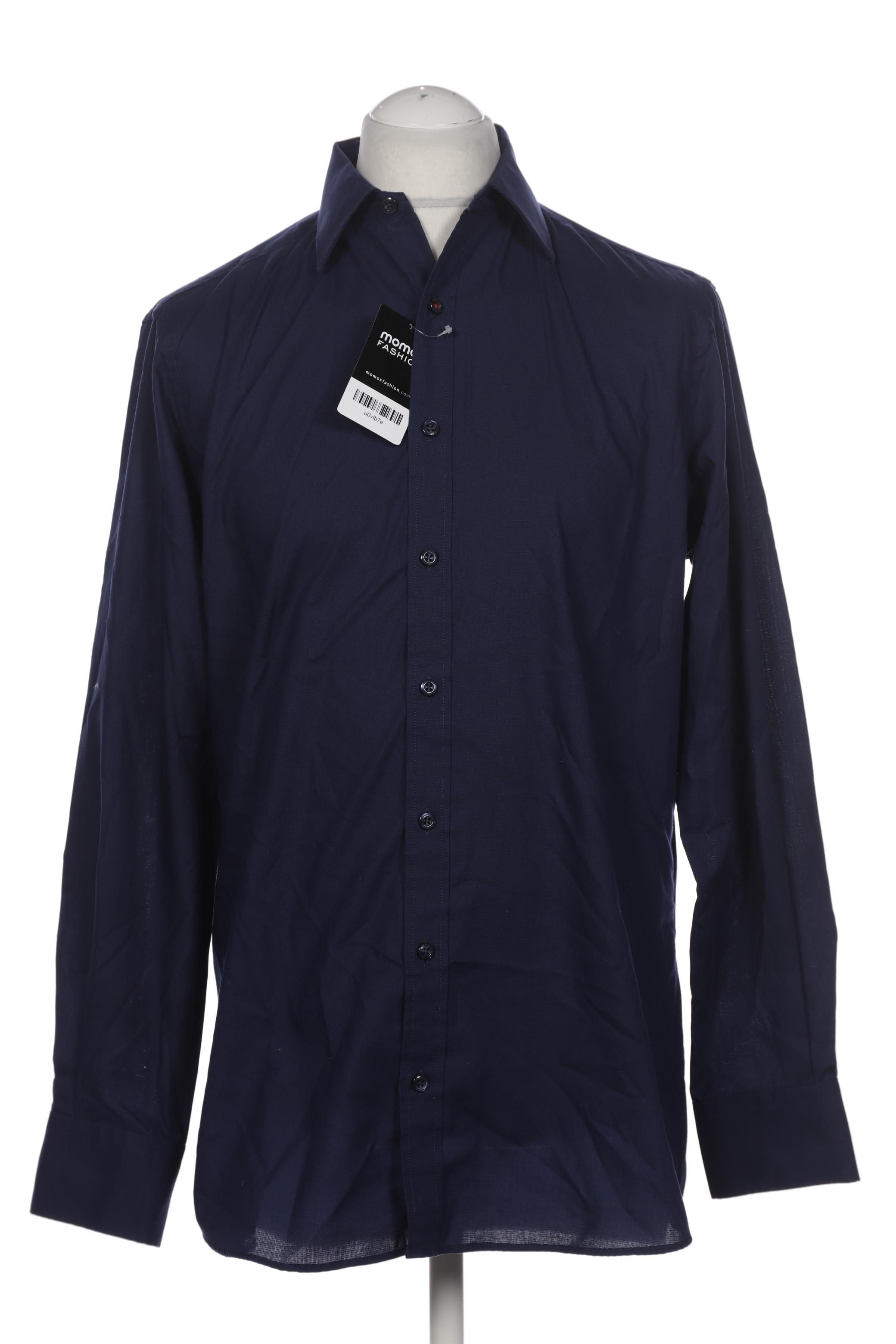 Thumbnail - Walbusch Herren Hemd, marineblau, Gr. 50