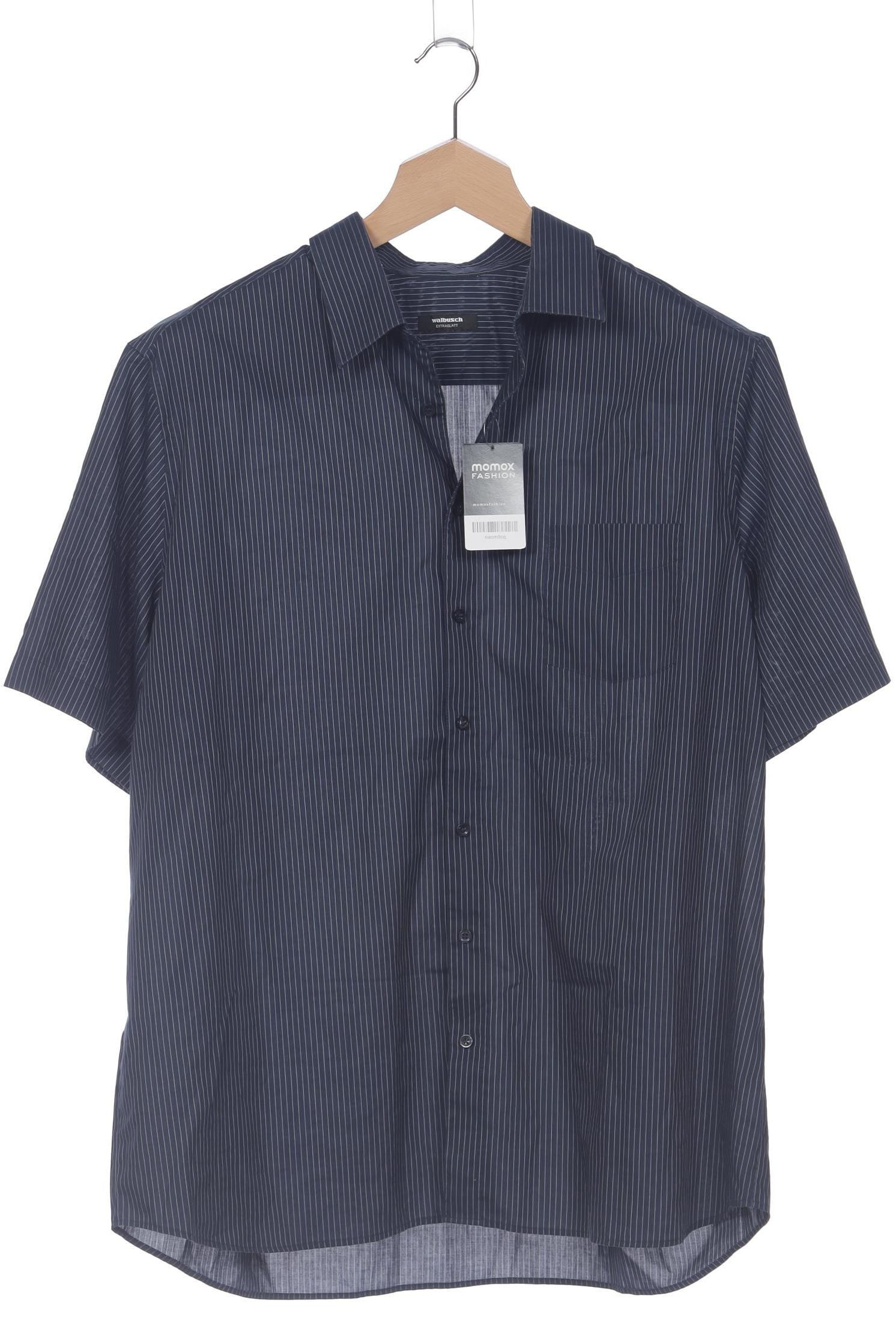 

Walbusch Herren Hemd, marineblau, Gr. 58