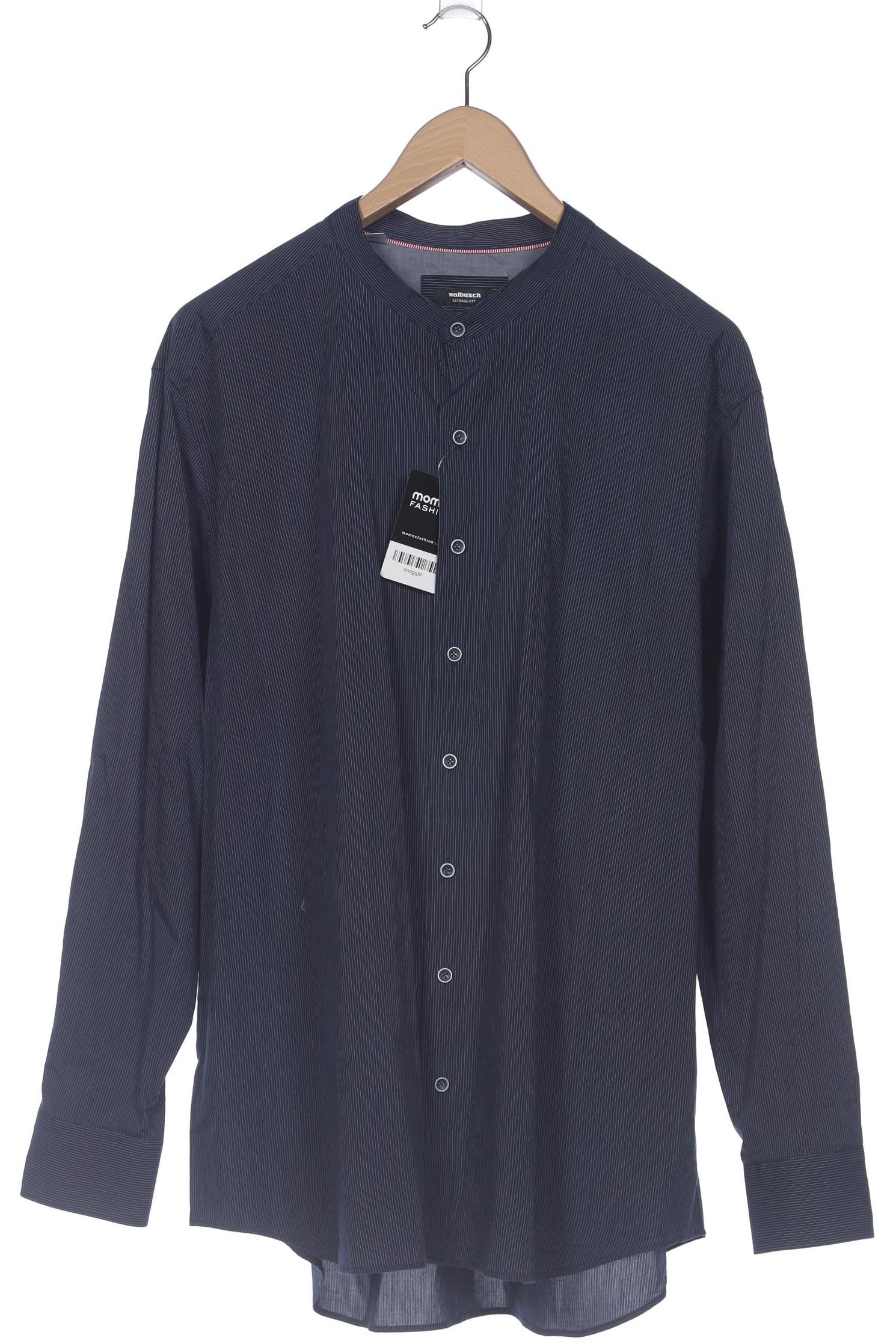 

Walbusch Herren Hemd, marineblau, Gr. 58