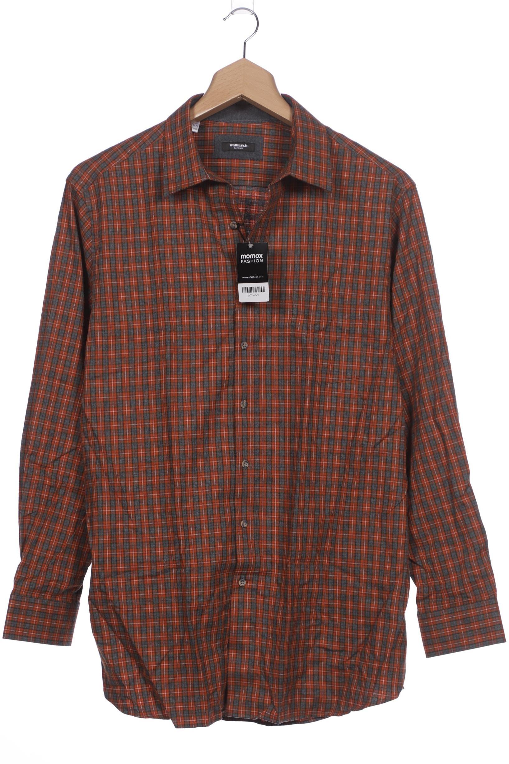 

Walbusch Herren Hemd, orange, Gr. 56