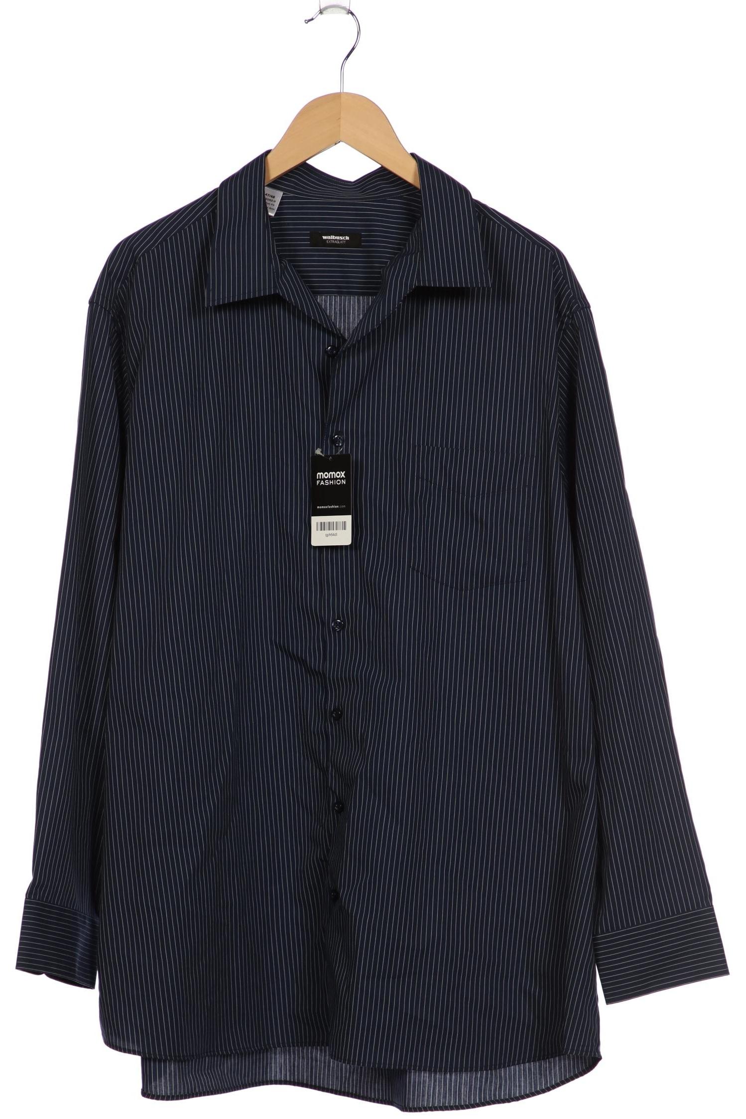 

Walbusch Herren Hemd, marineblau, Gr. 58