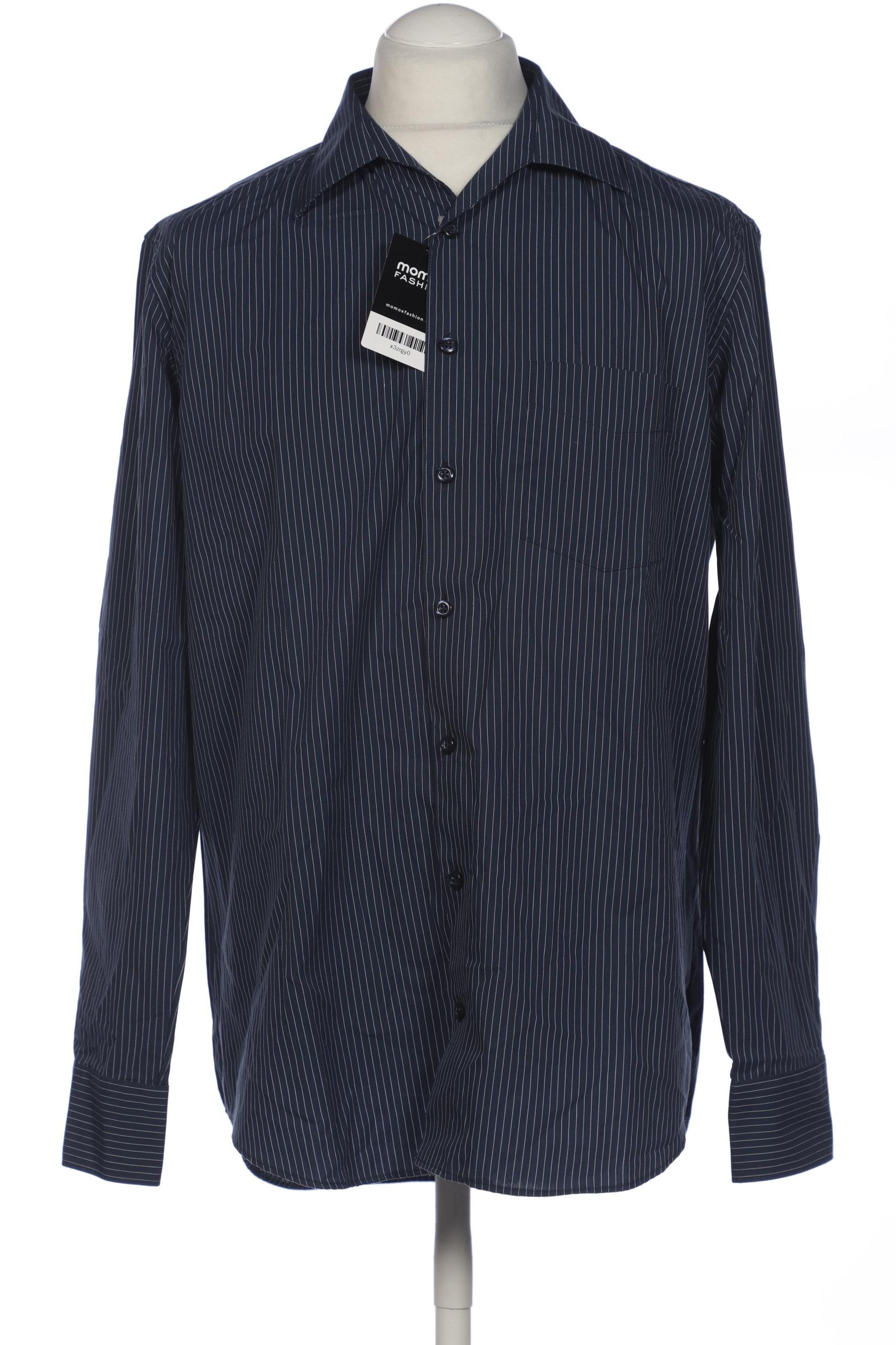 

Walbusch Herren Hemd, marineblau, Gr. 52