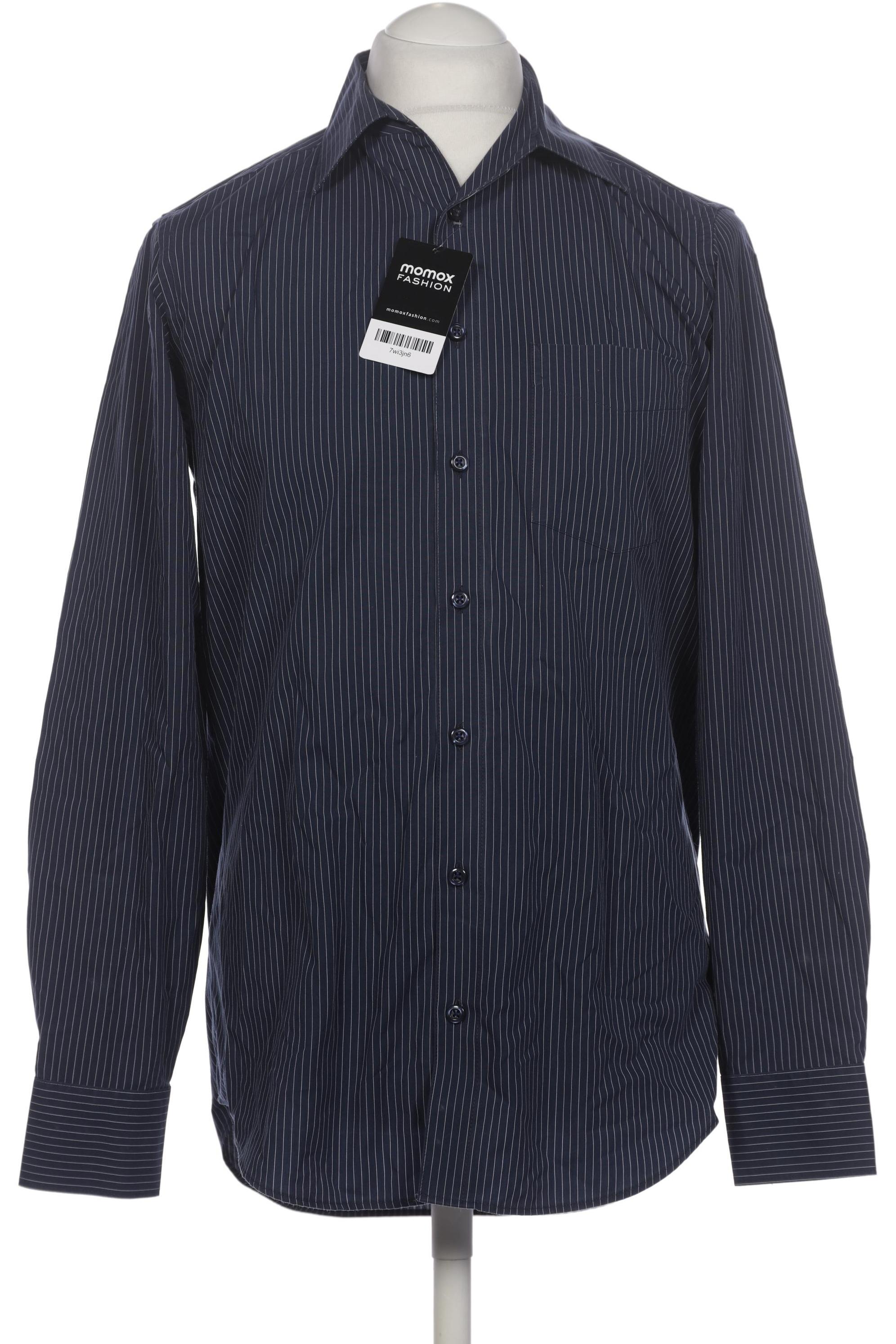 

Walbusch Herren Hemd, marineblau, Gr. 48