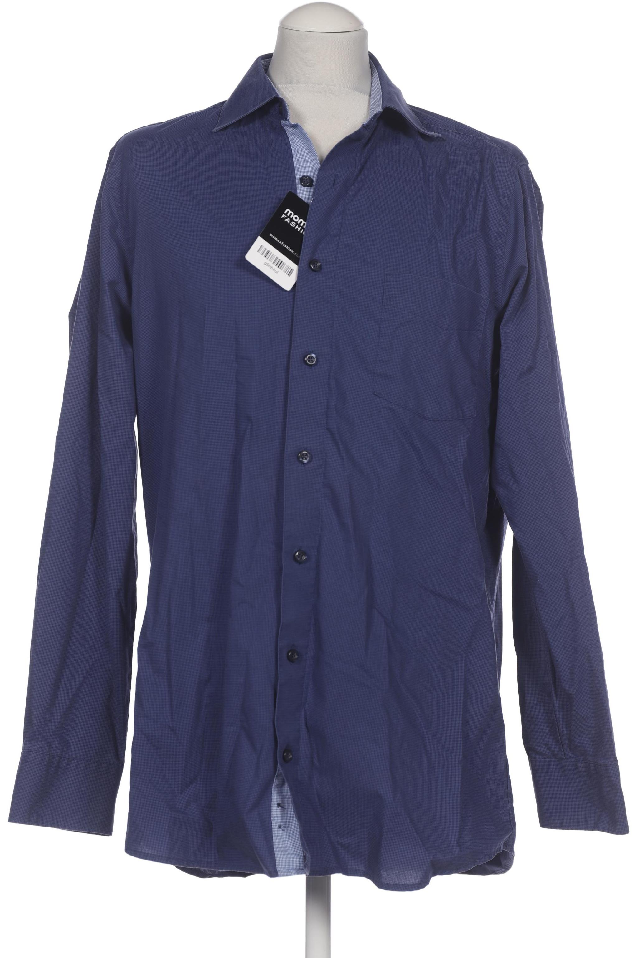 

Walbusch Herren Hemd, marineblau, Gr. 48