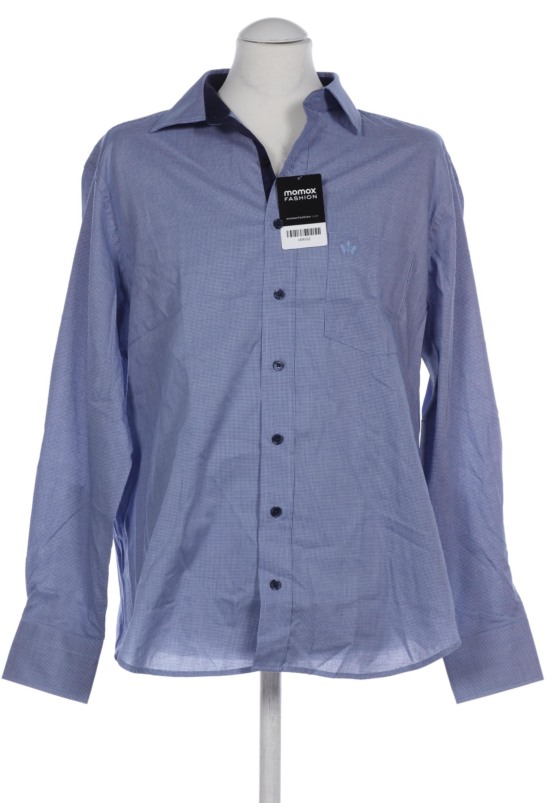

Walbusch Herren Hemd, blau, Gr. 52