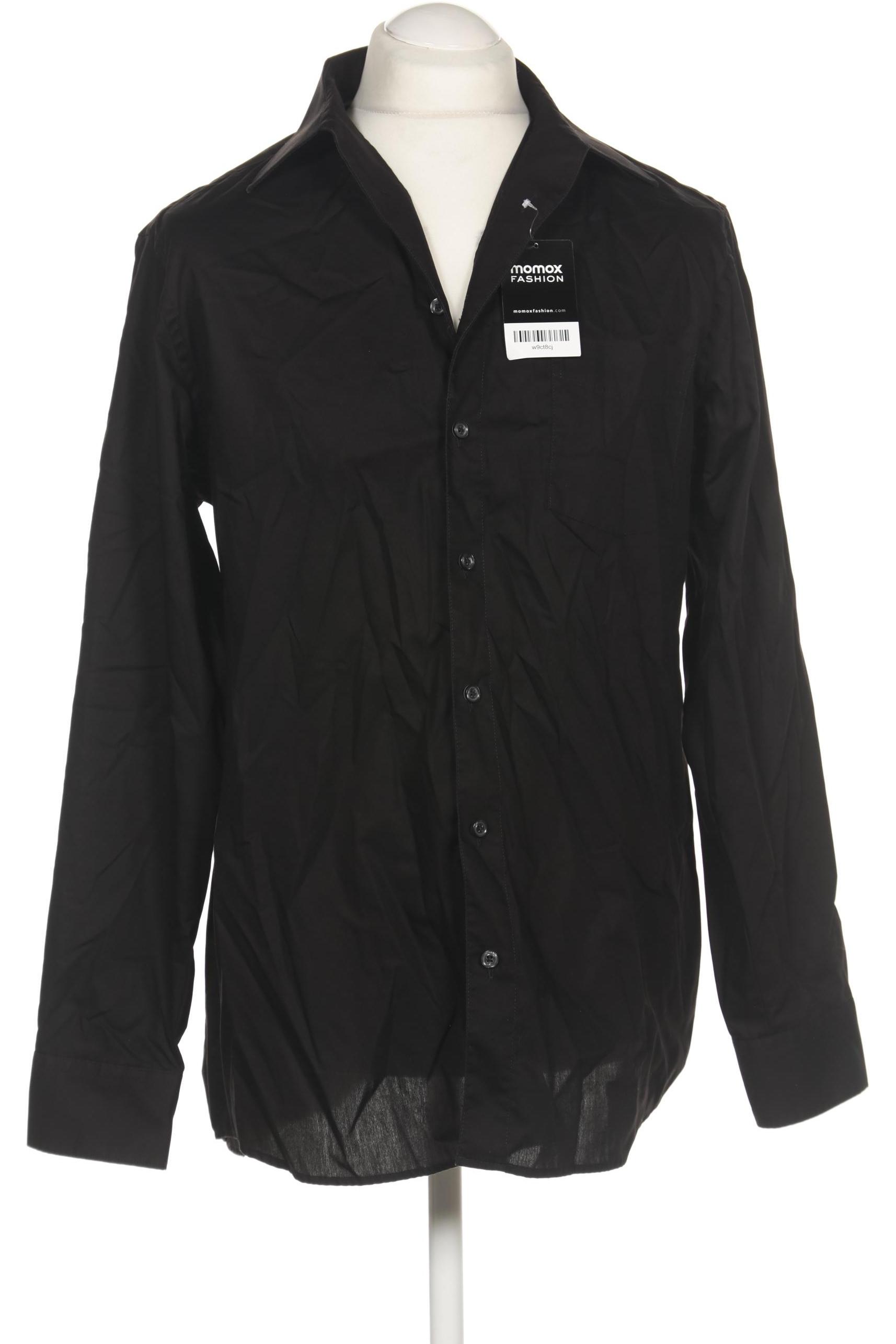 

Walbusch Herren Hemd, schwarz, Gr. 50