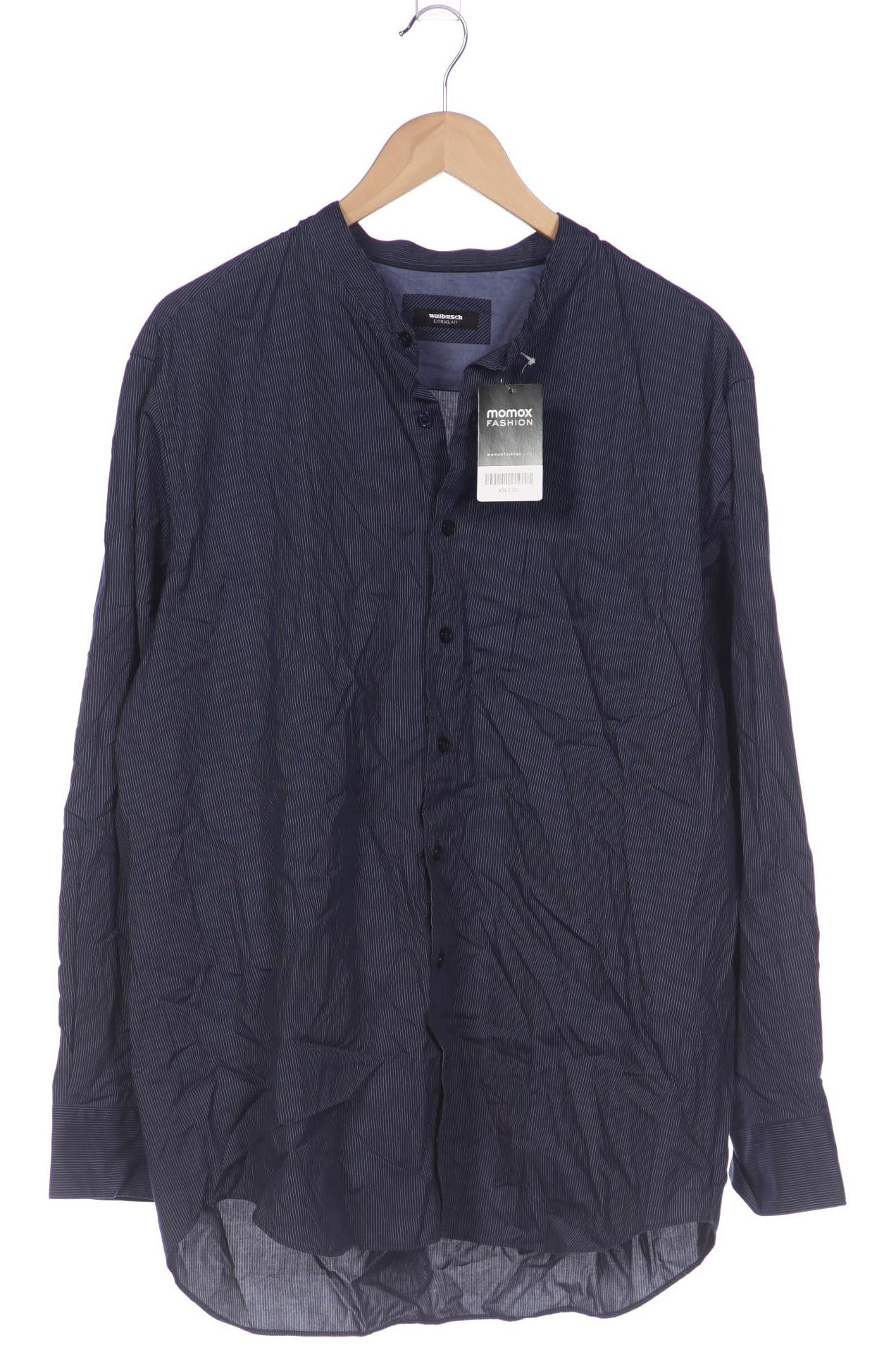 

Walbusch Herren Hemd, marineblau, Gr. 56