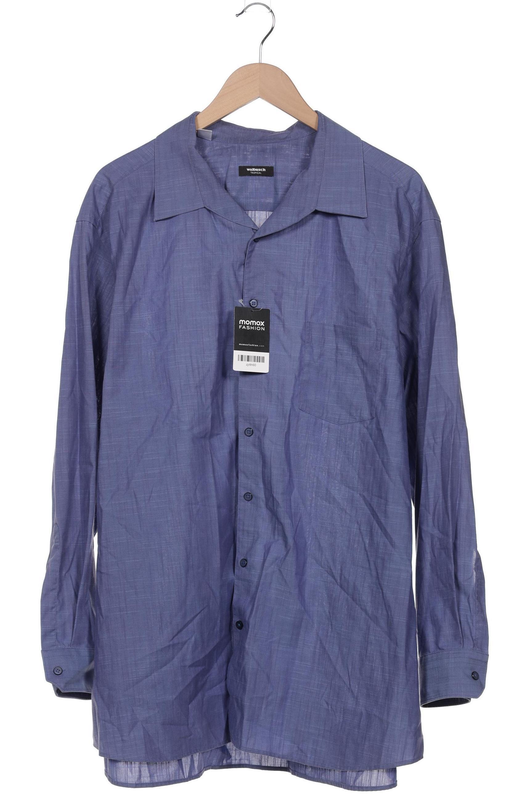 

Walbusch Herren Hemd, blau, Gr. 60