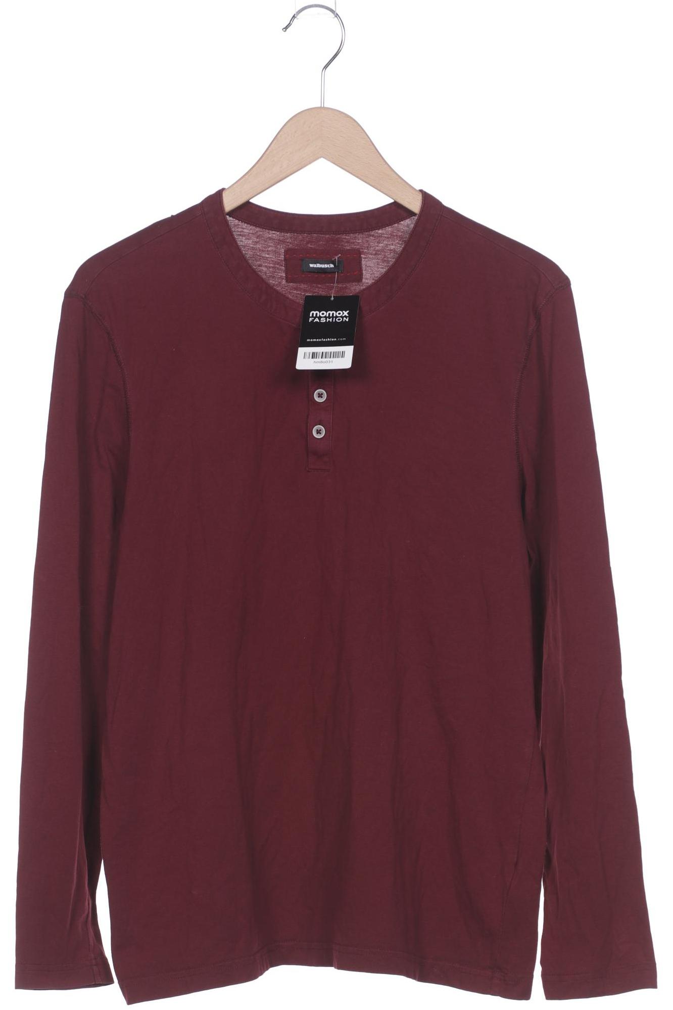 

Walbusch Herren Langarmshirt, bordeaux, Gr. 50