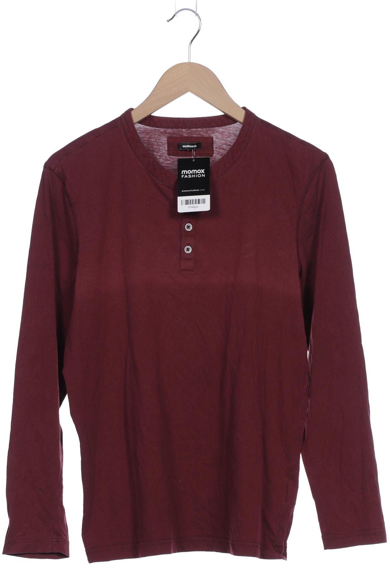 

Walbusch Herren Langarmshirt, bordeaux, Gr. 50
