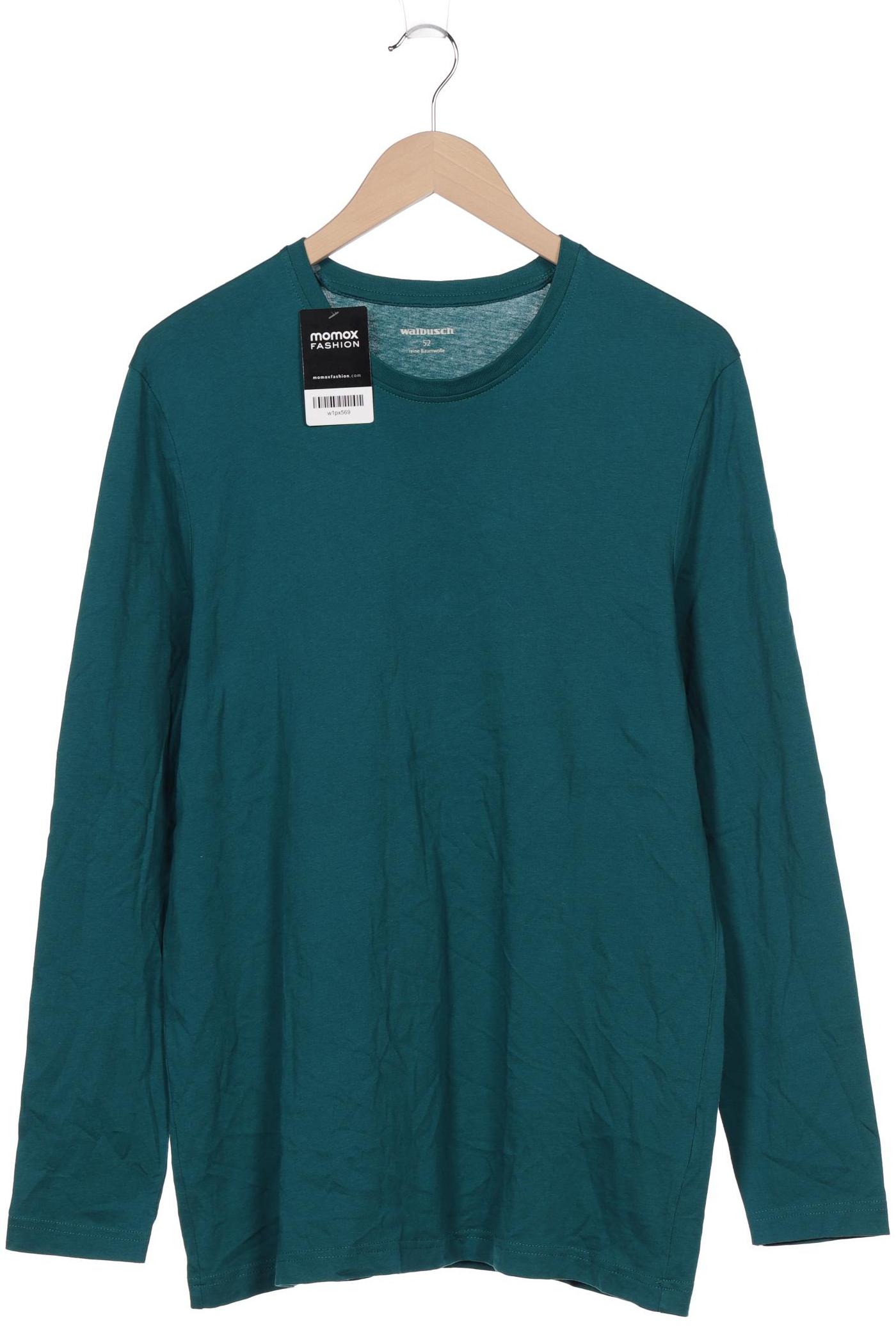 

Walbusch Herren Langarmshirt, türkis