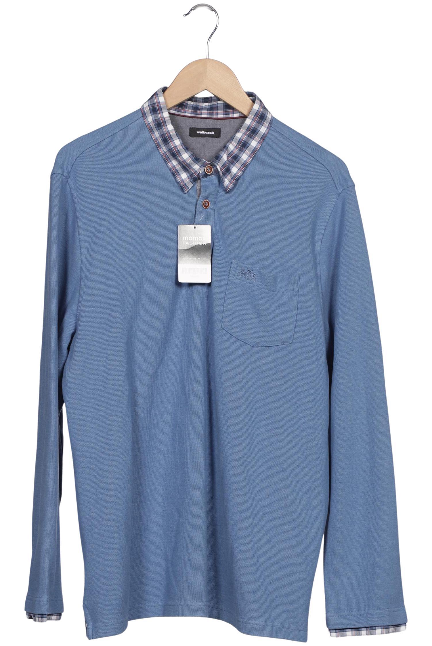

Walbusch Herren Poloshirt, blau, Gr. 54