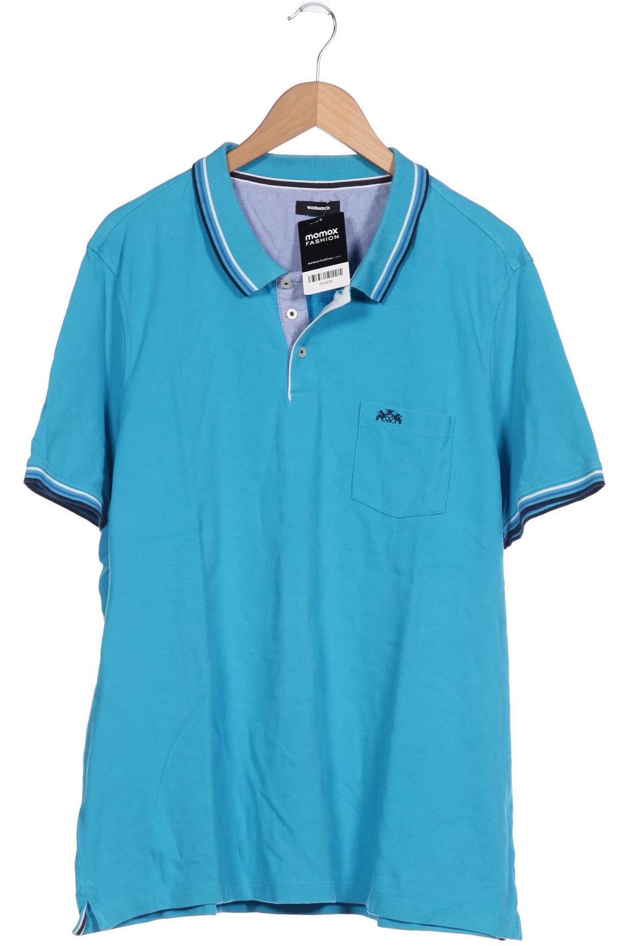 

Walbusch Herren Poloshirt, blau, Gr. 58