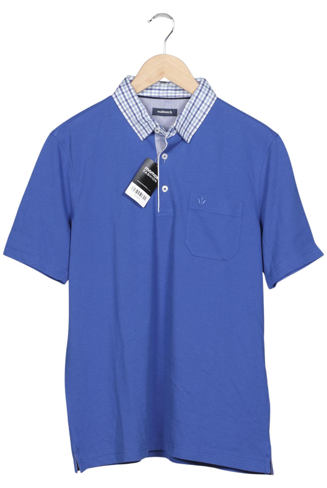 

Walbusch Herren Poloshirt, blau, Gr. 50