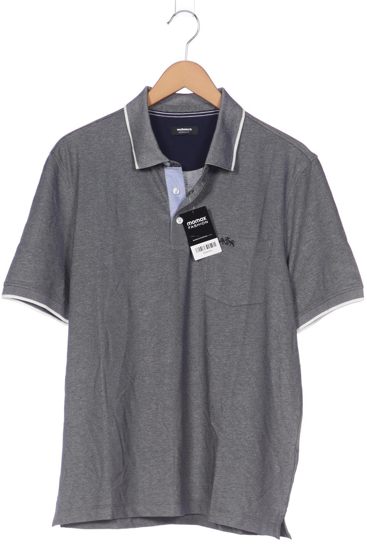 

Walbusch Herren Poloshirt, grau, Gr. 52