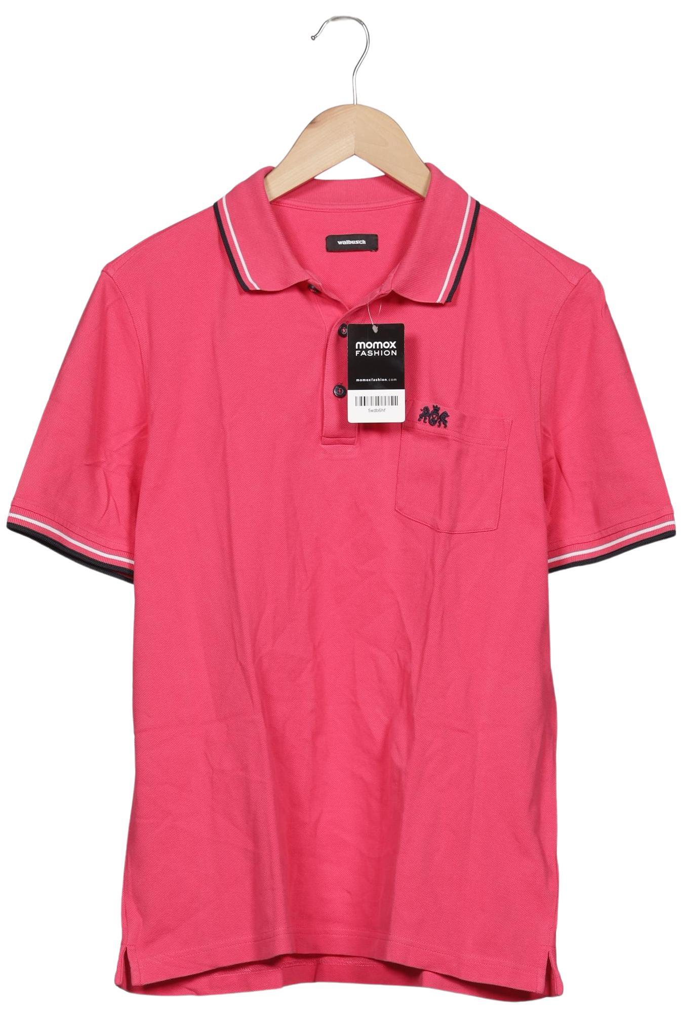 

Walbusch Herren Poloshirt, pink, Gr. 48