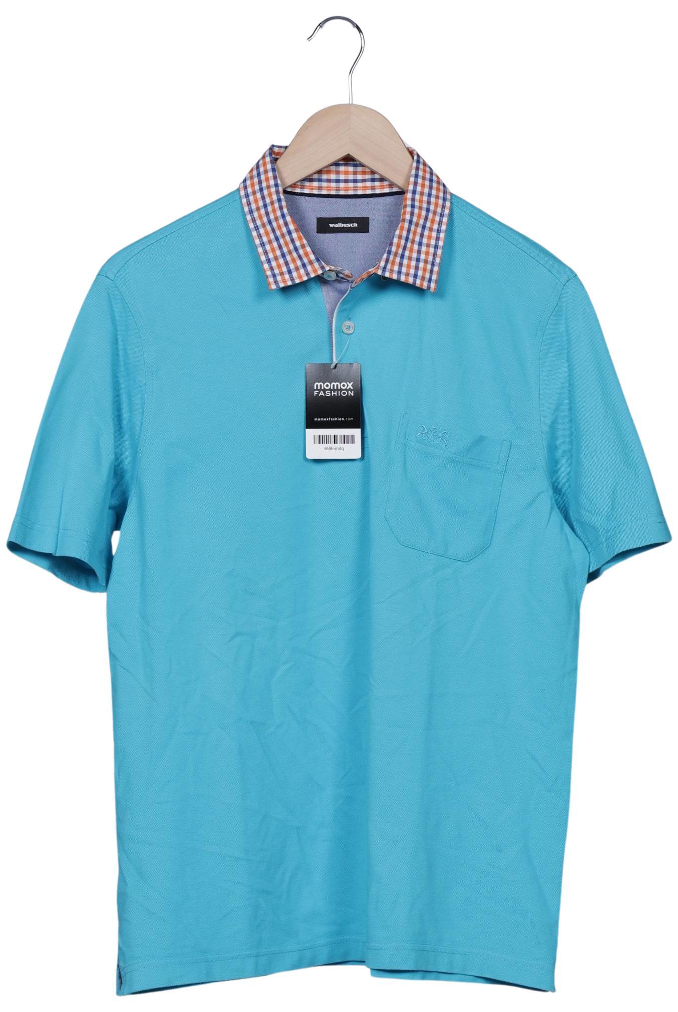 

Walbusch Herren Poloshirt, blau, Gr. 50