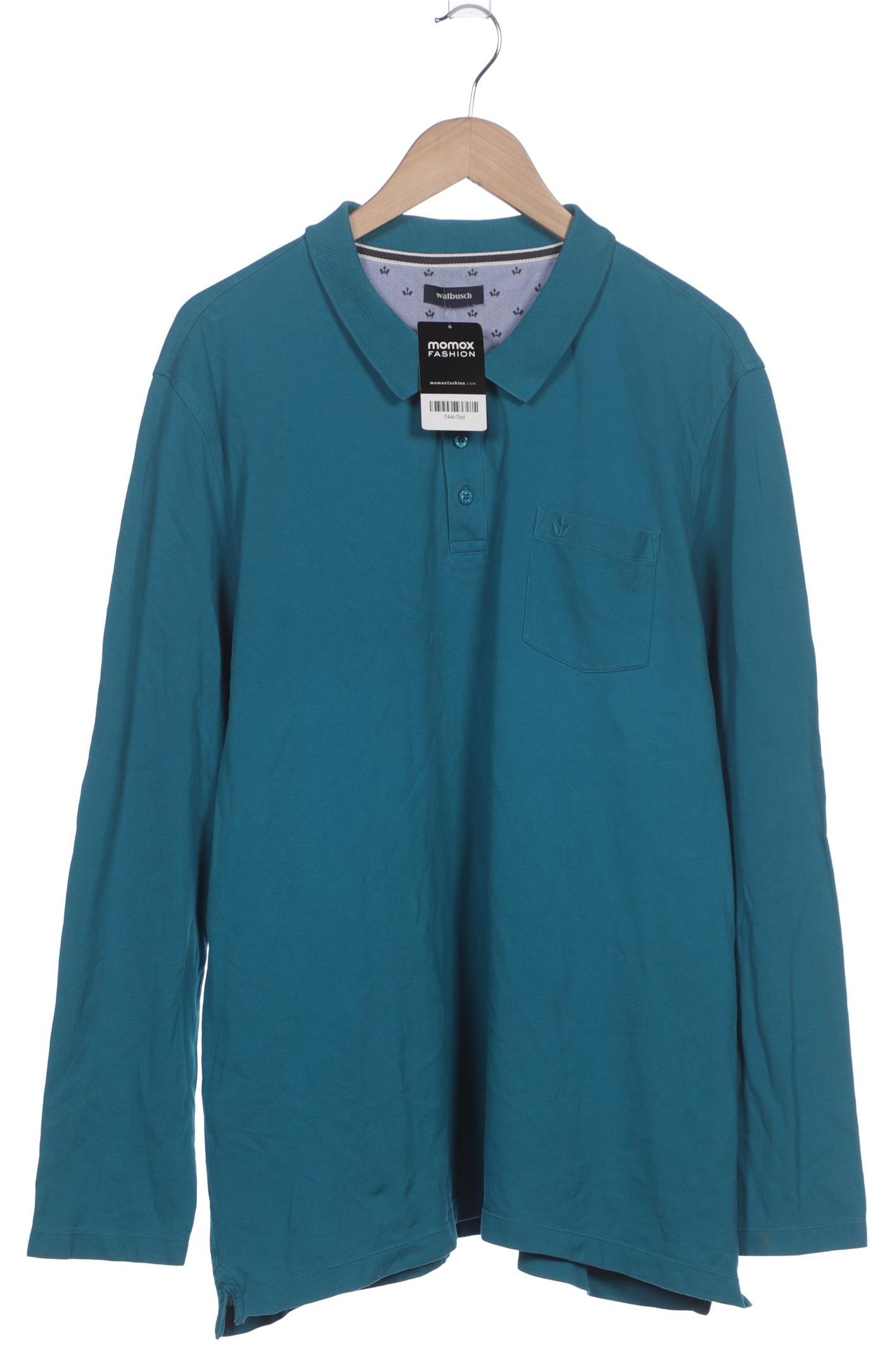 

Walbusch Herren Poloshirt, türkis, Gr. 58