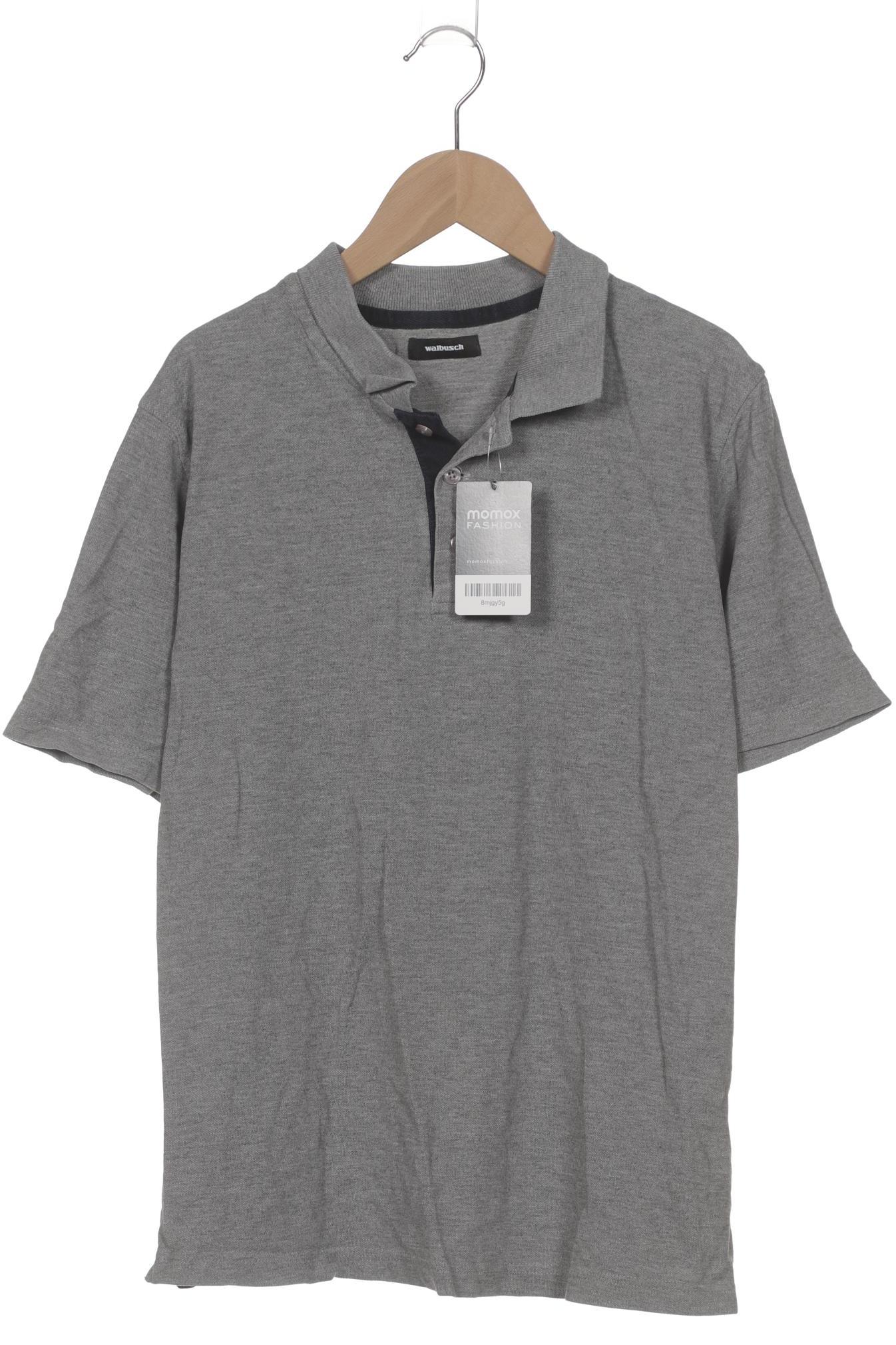 

Walbusch Herren Poloshirt, grau, Gr. 52