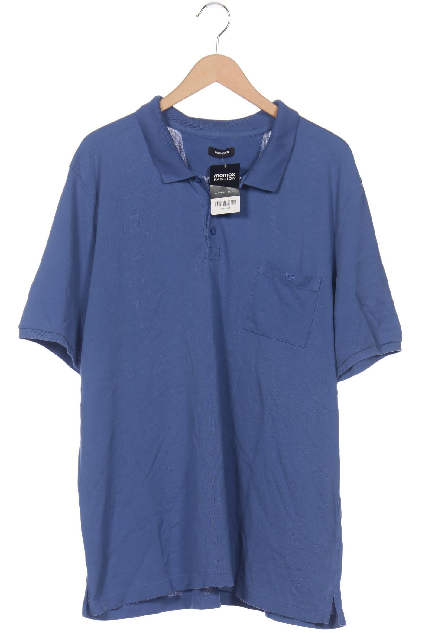 

Walbusch Herren Poloshirt, blau, Gr. 58