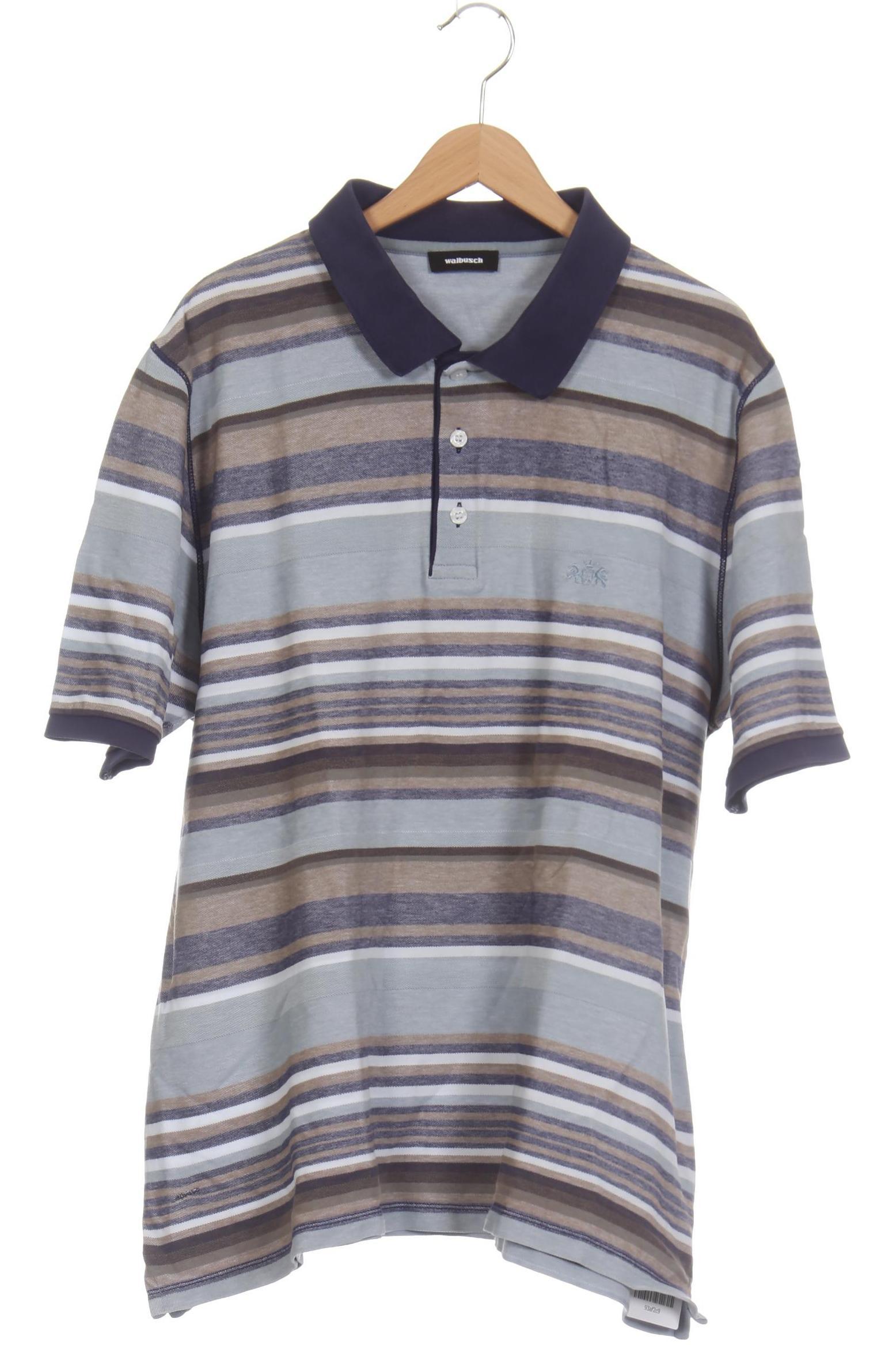 

Walbusch Herren Poloshirt, blau, Gr. 56
