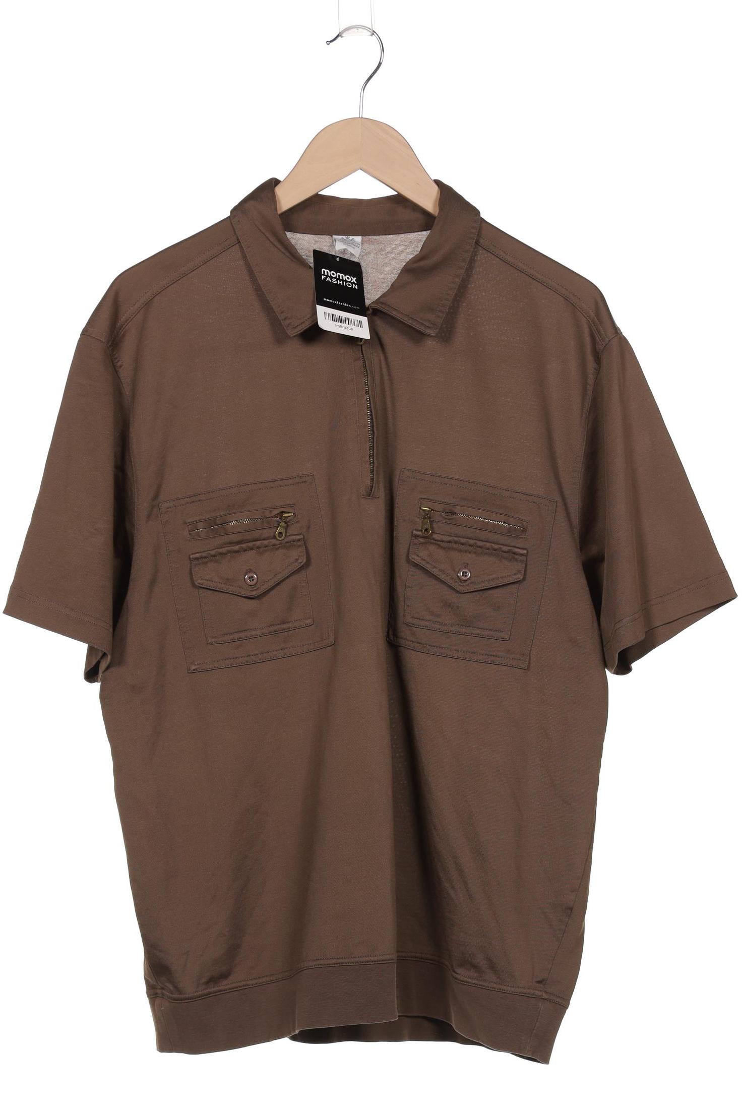 Thumbnail - Walbusch Herren Poloshirt, braun, Gr. 56