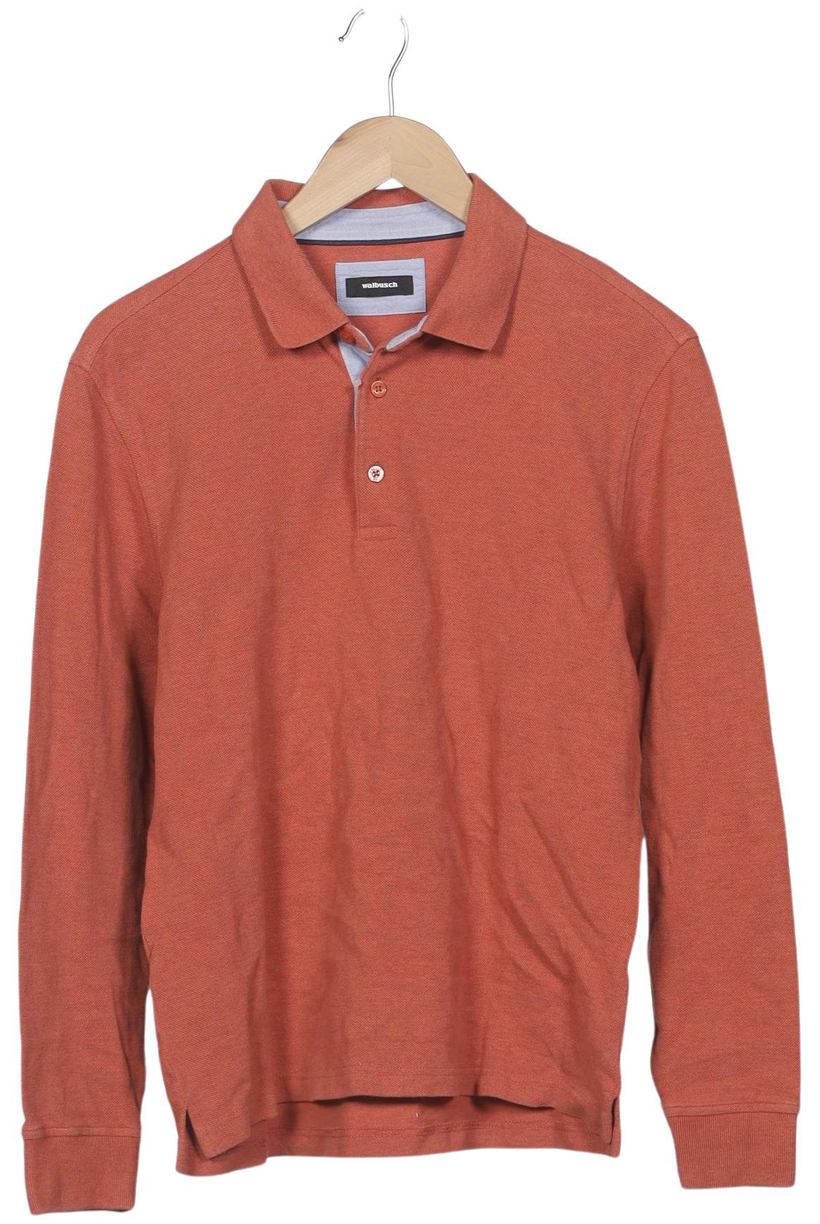 Thumbnail - Walbusch Herren Poloshirt, orange, Gr. 48