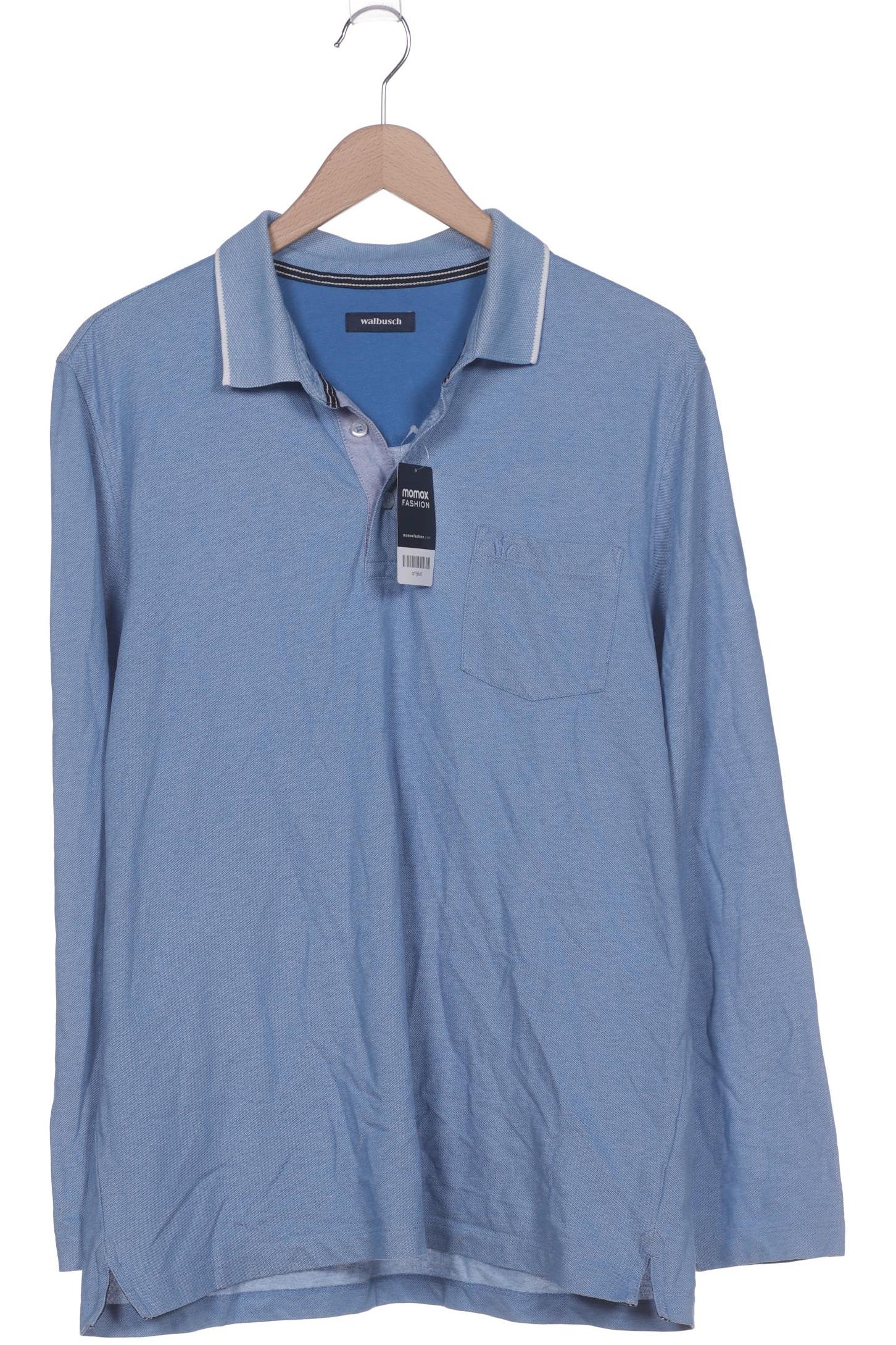 

Walbusch Herren Poloshirt, blau, Gr. 52
