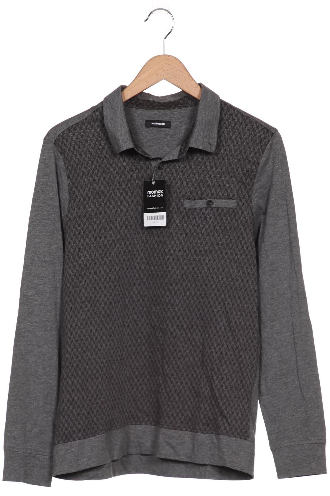 

Walbusch Herren Poloshirt, grau, Gr. 50