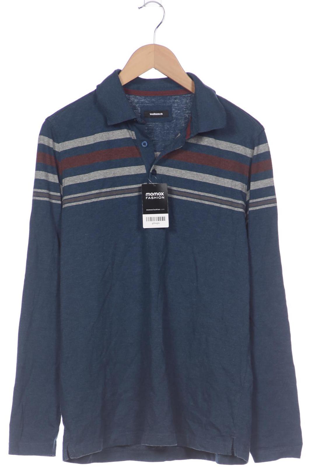

Walbusch Herren Poloshirt, blau, Gr. 52