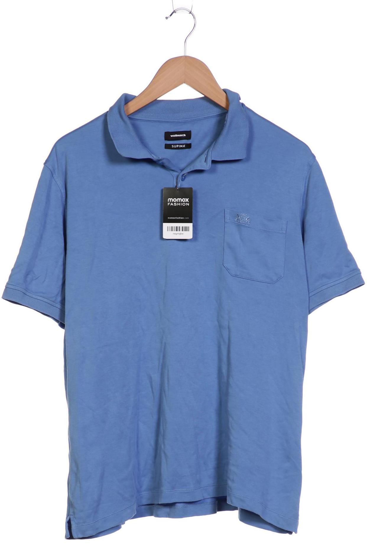 

Walbusch Herren Poloshirt, blau, Gr. 54