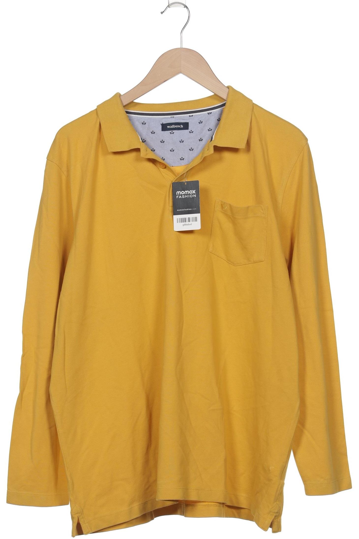 

Walbusch Herren Poloshirt, gelb, Gr. 56