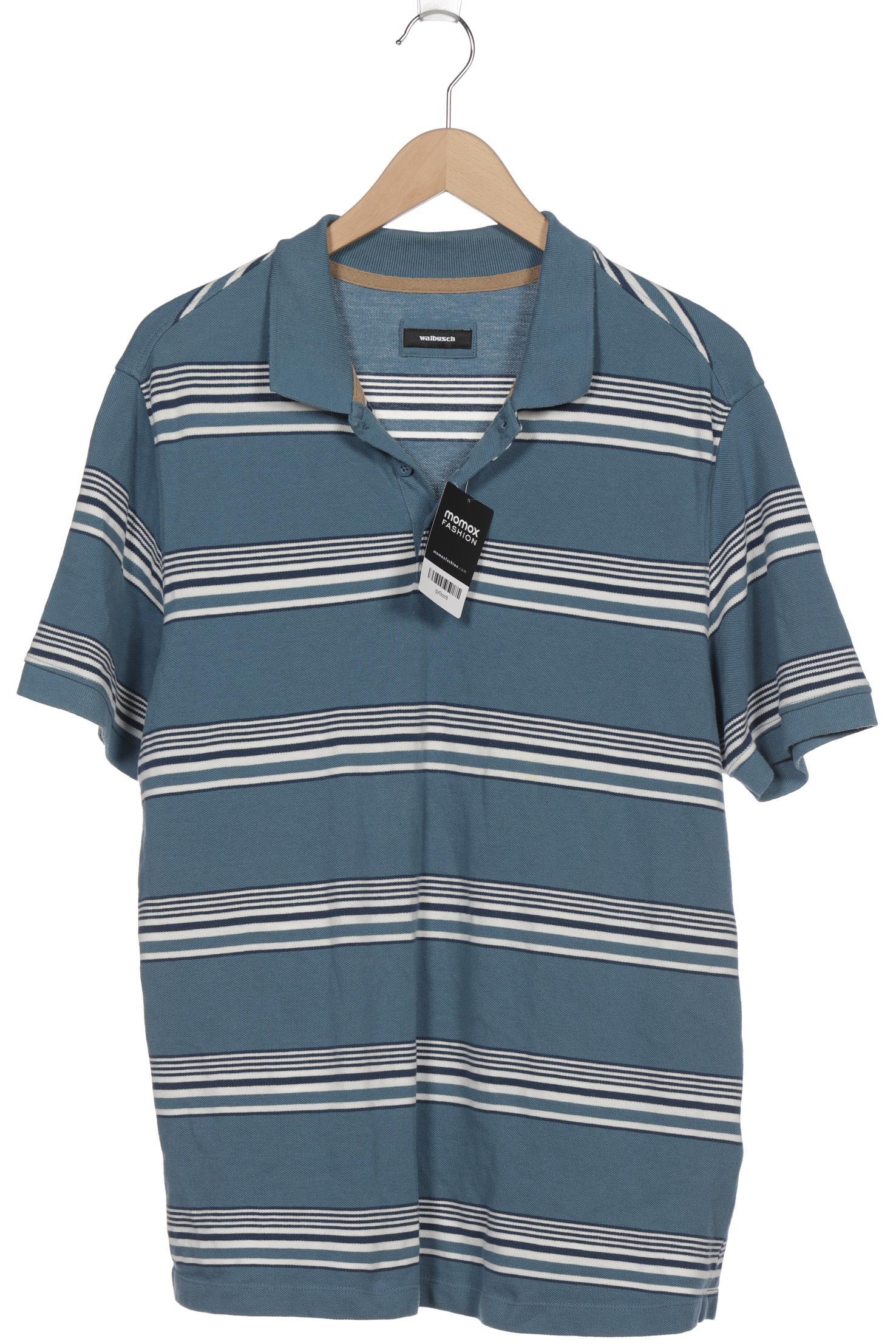 

Walbusch Herren Poloshirt, blau, Gr. 54