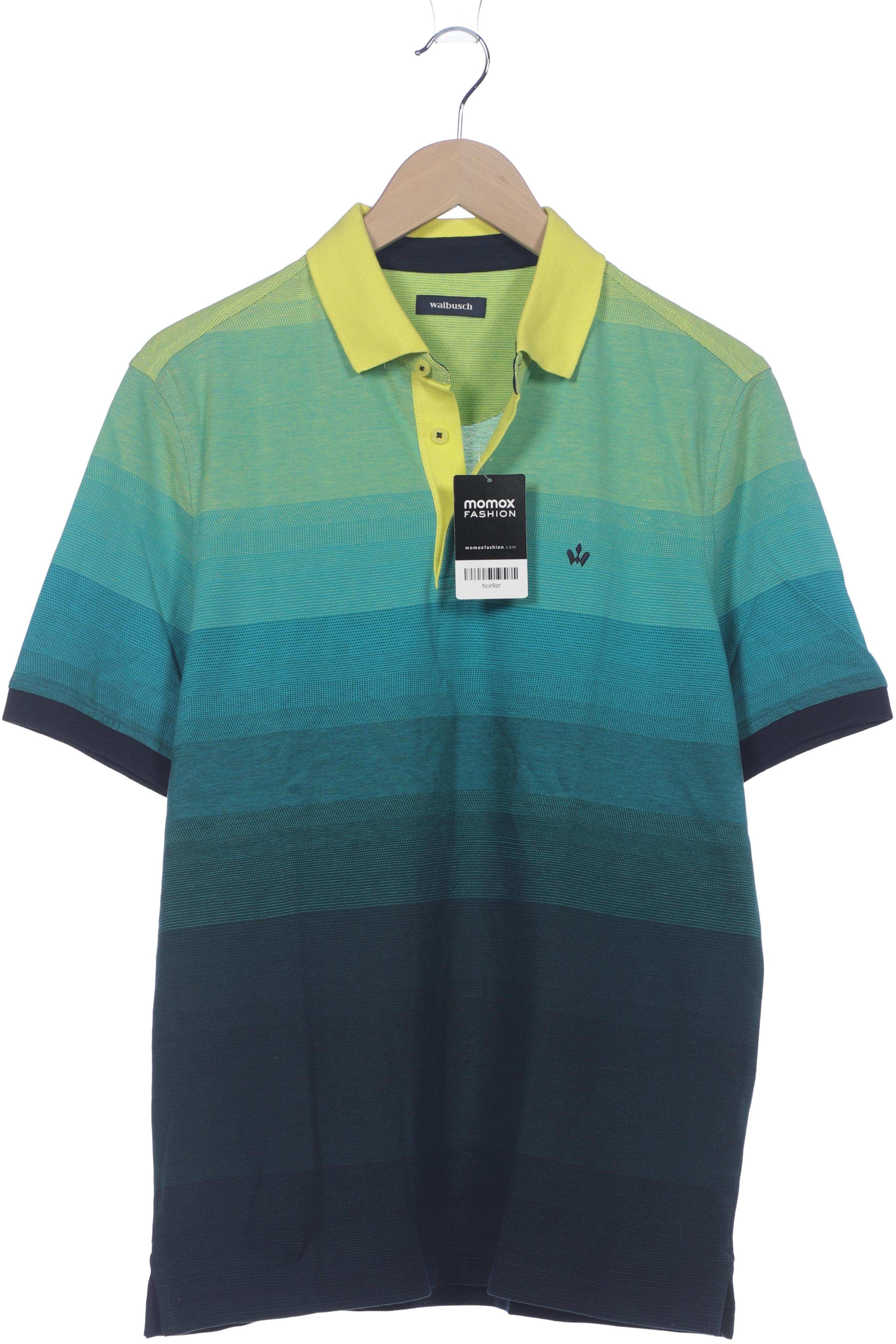 

Walbusch Herren Poloshirt, türkis, Gr. 50