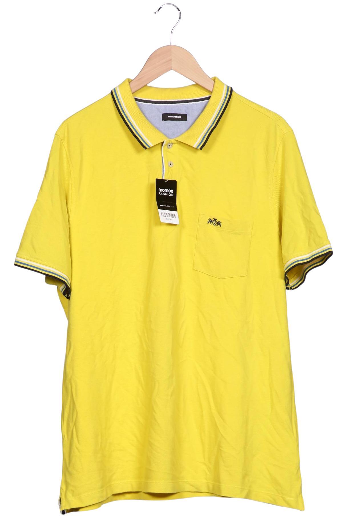 Thumbnail - Walbusch Herren Poloshirt, gelb, Gr. 56