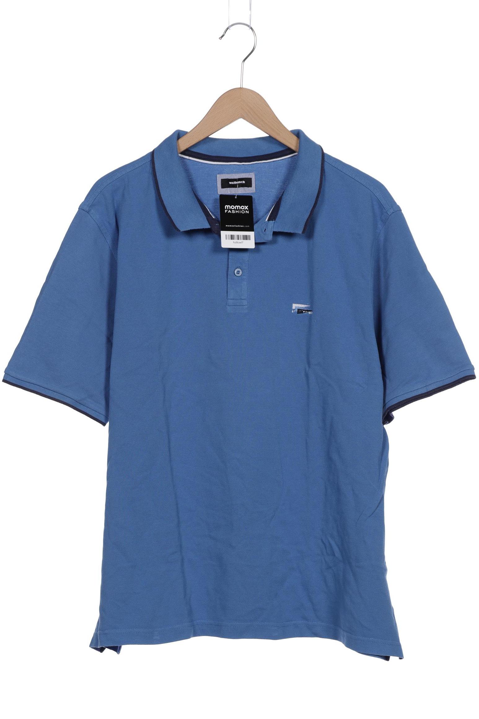 

Walbusch Herren Poloshirt, blau, Gr. 58