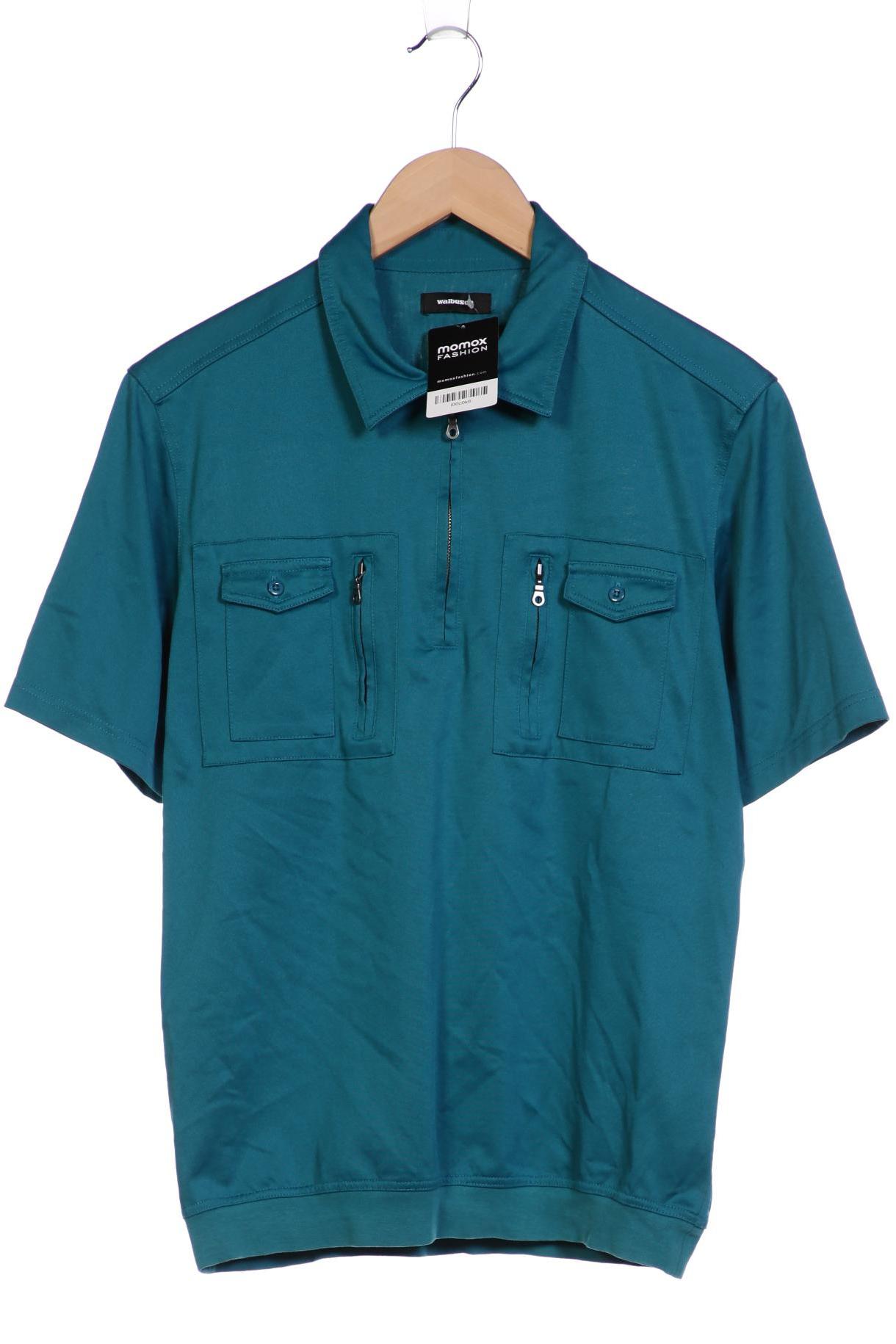 

Walbusch Herren Poloshirt, türkis, Gr. 48
