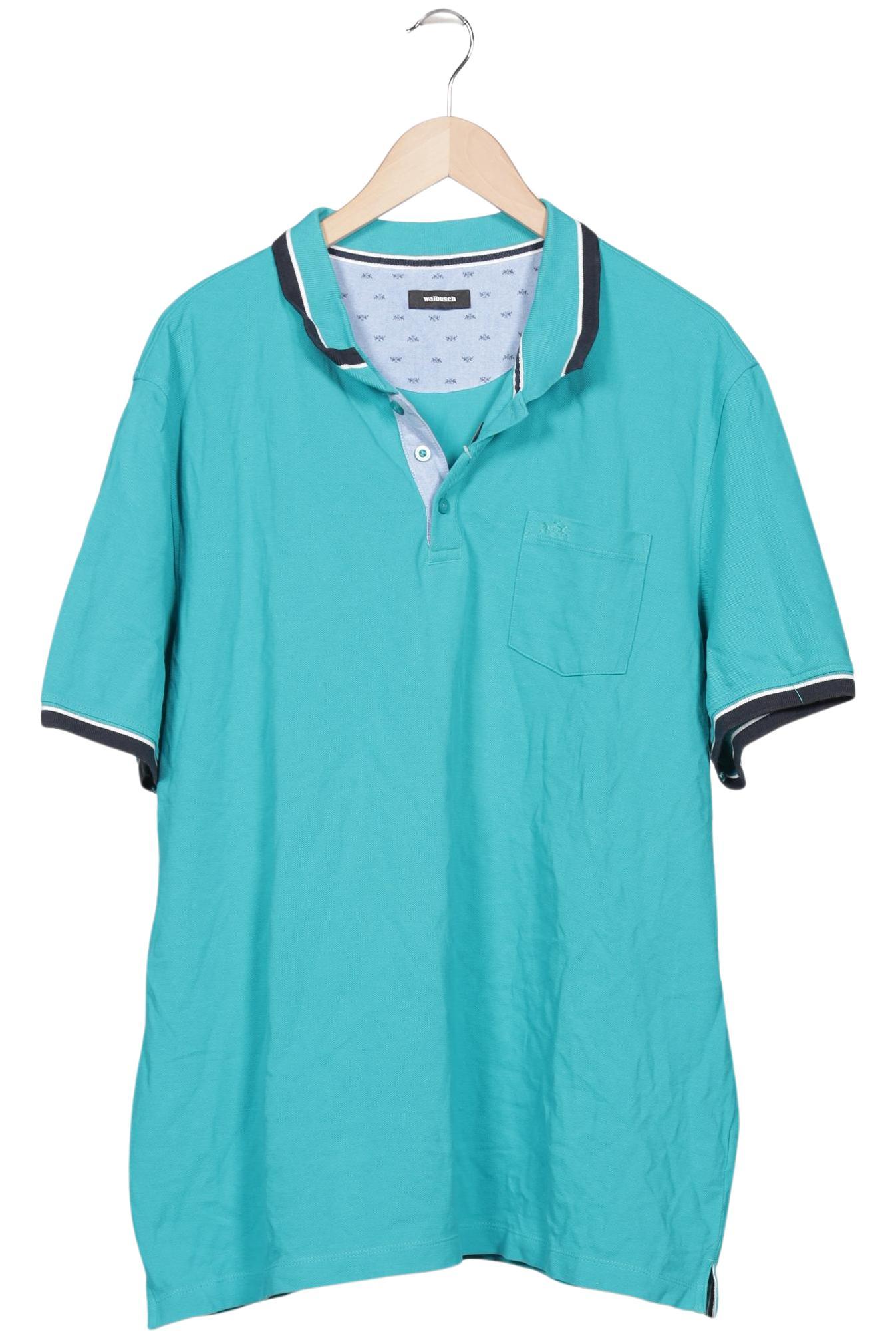 

Walbusch Herren Poloshirt, türkis, Gr. 58