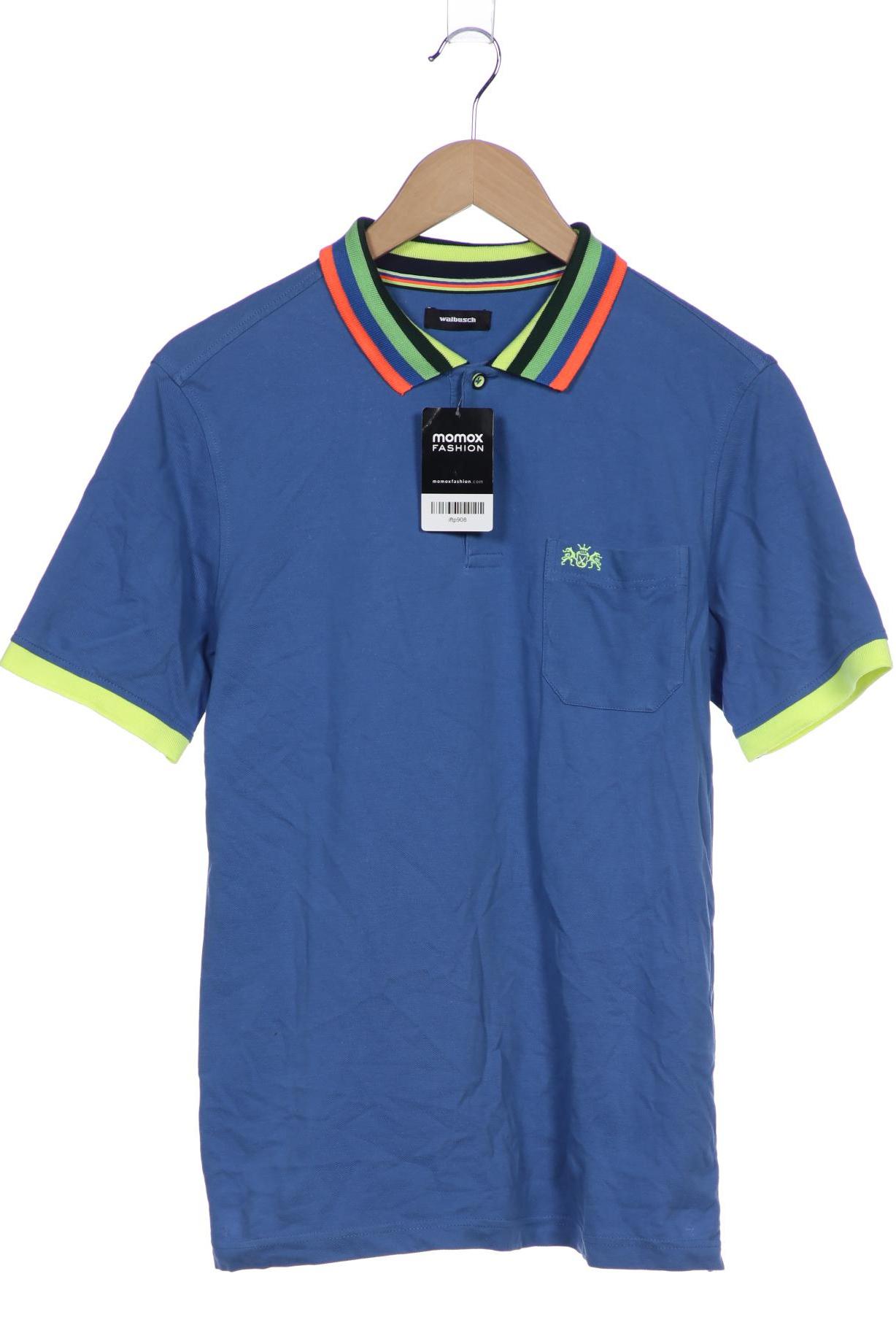 

Walbusch Herren Poloshirt, blau, Gr. 48