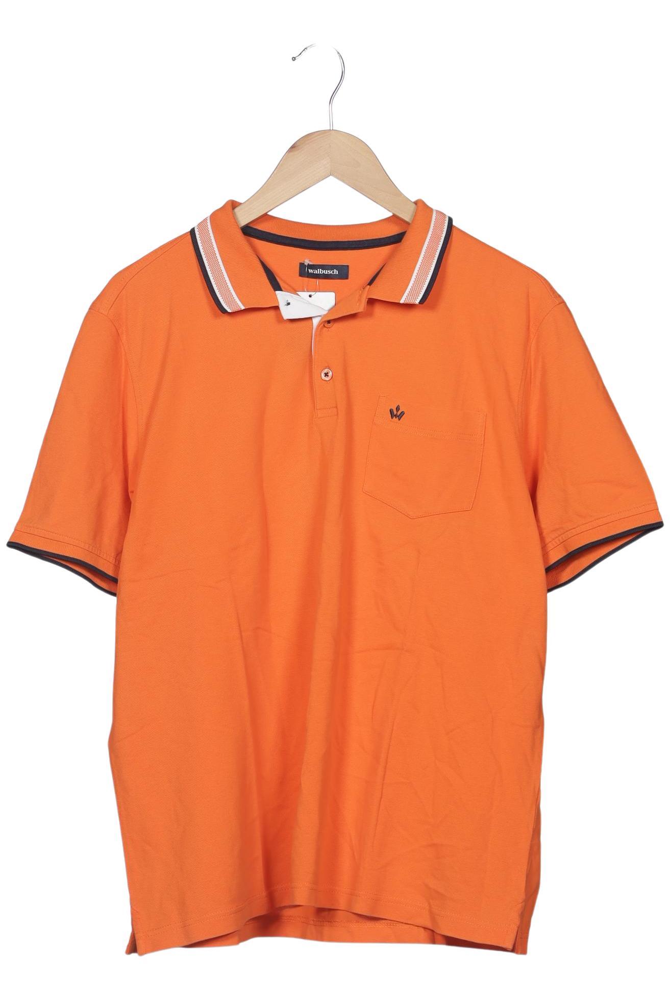 

Walbusch Herren Poloshirt, orange, Gr. 54