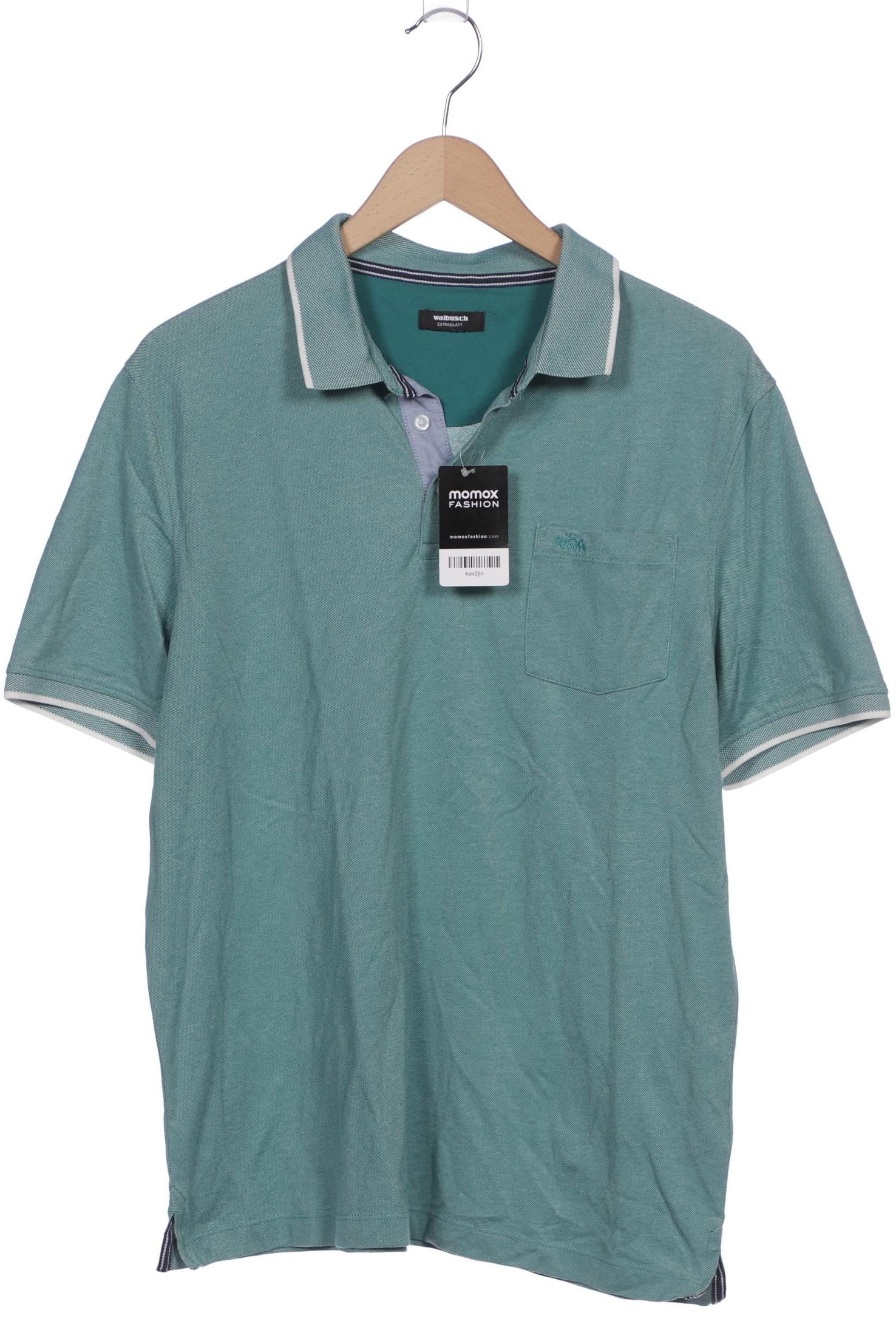 

Walbusch Herren Poloshirt, türkis, Gr. 52